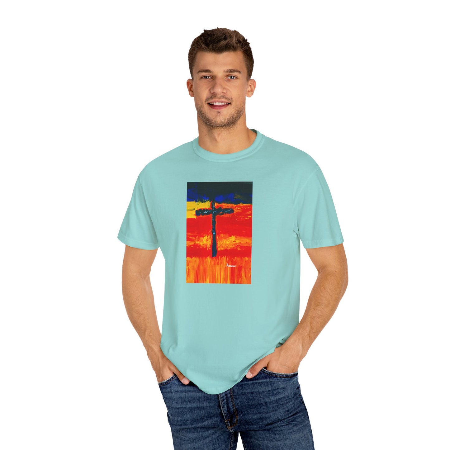 “Rainbow Warrior - Spiritual Art Unisex Dyed T-Shirt – Comfort Colors 1717"