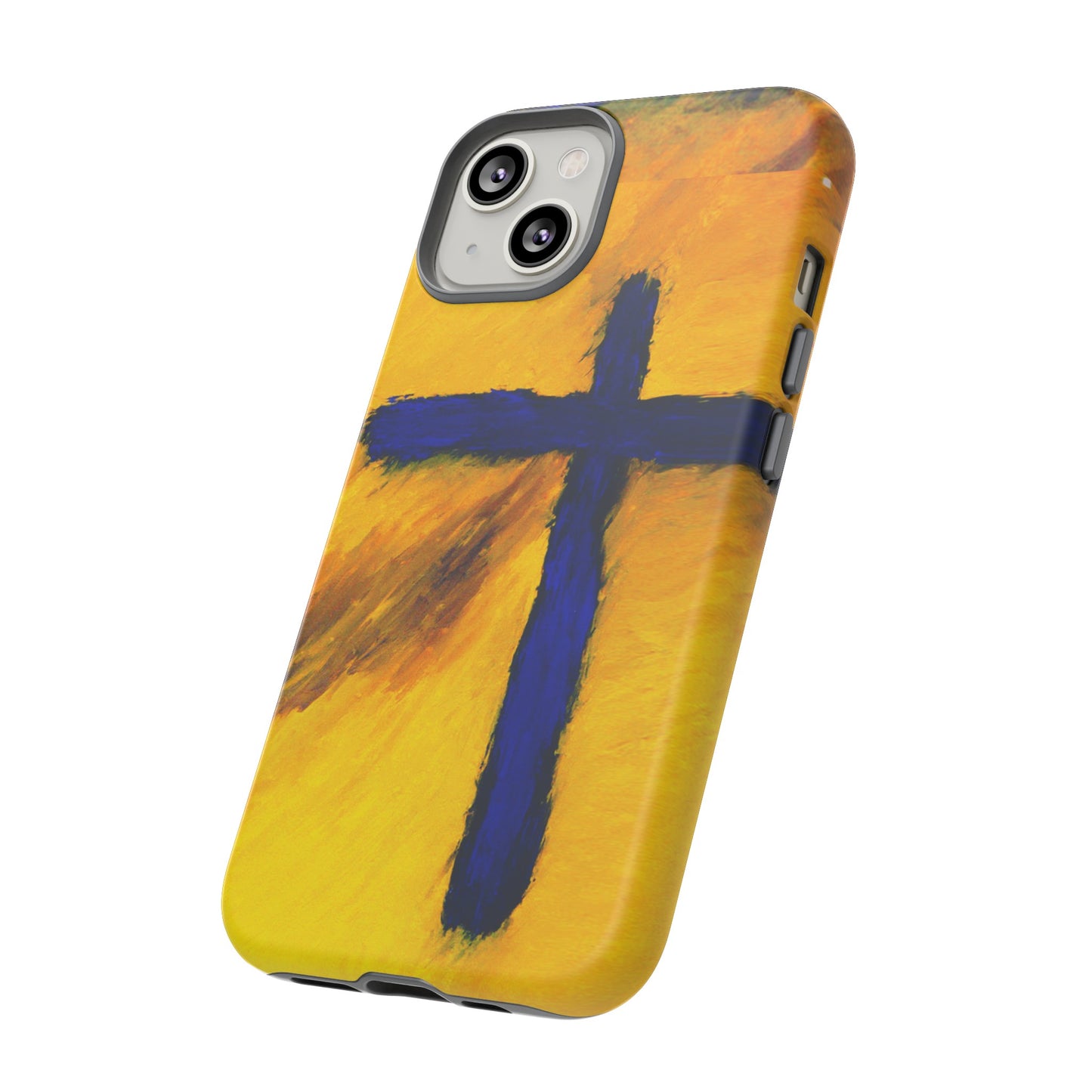 "Blue Falcon - Divine Cross Protective Phone Case"