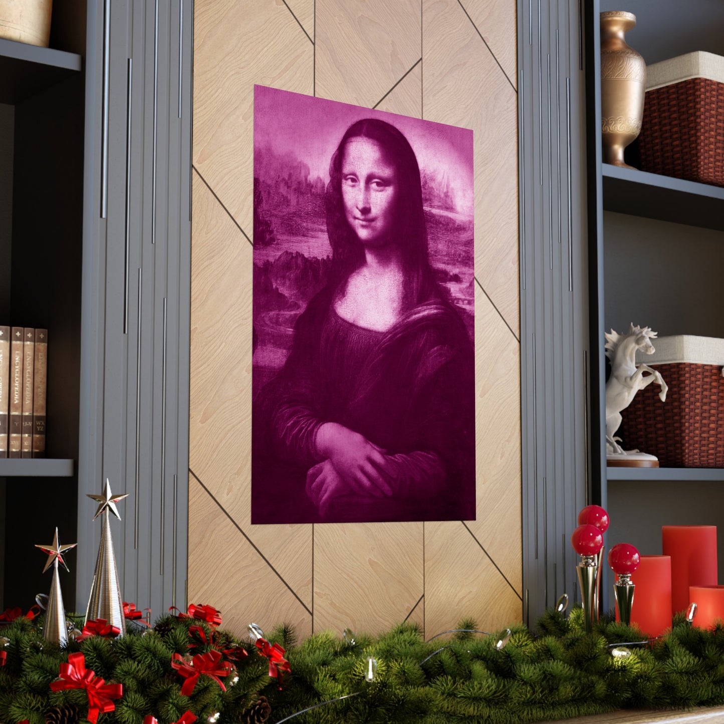 Reimagined Mona Lisa: Premium Matte Vertical Poster on Museum-Grade Paper