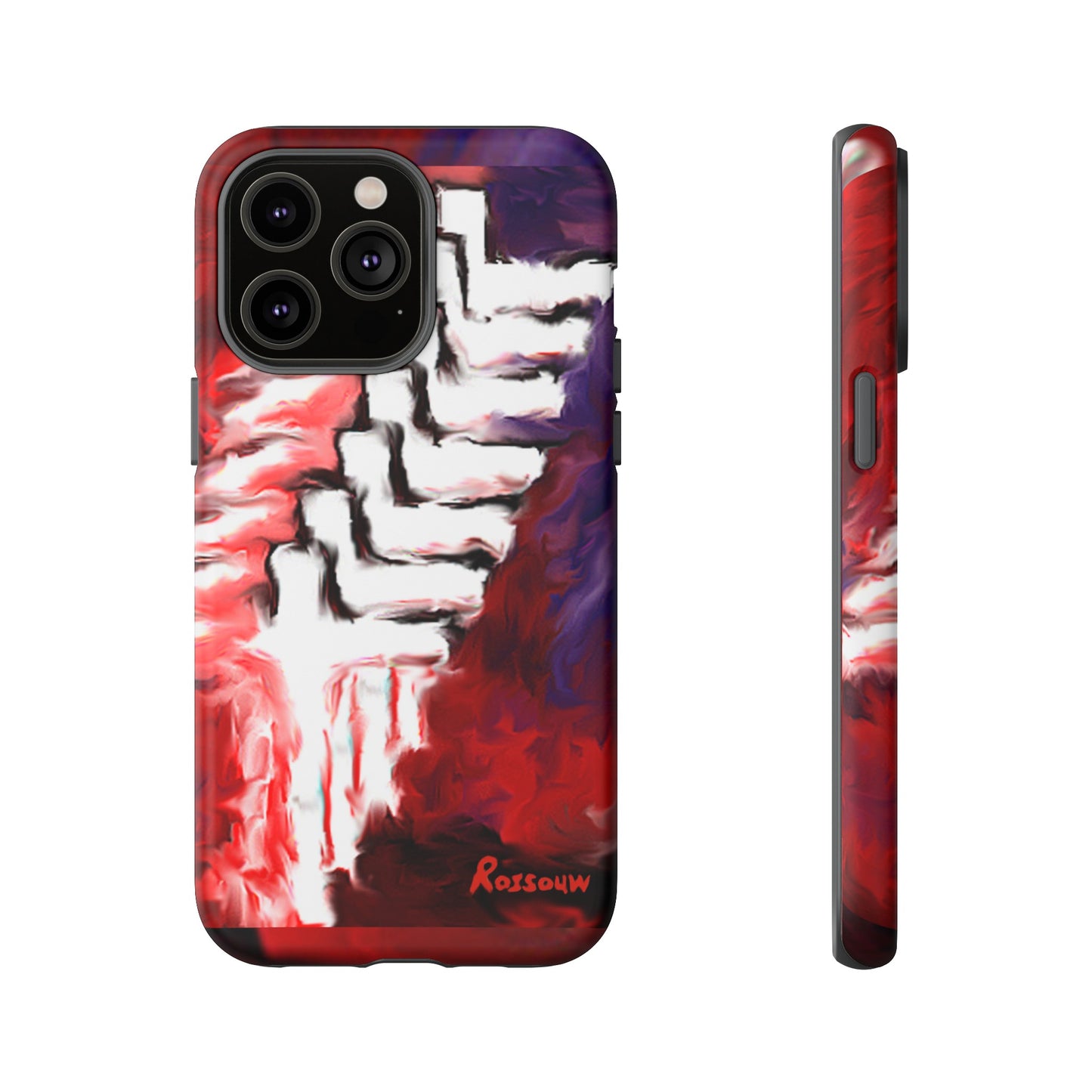 "Beyond The Shadows - Cross Phone Case With Dual Layer Protection"