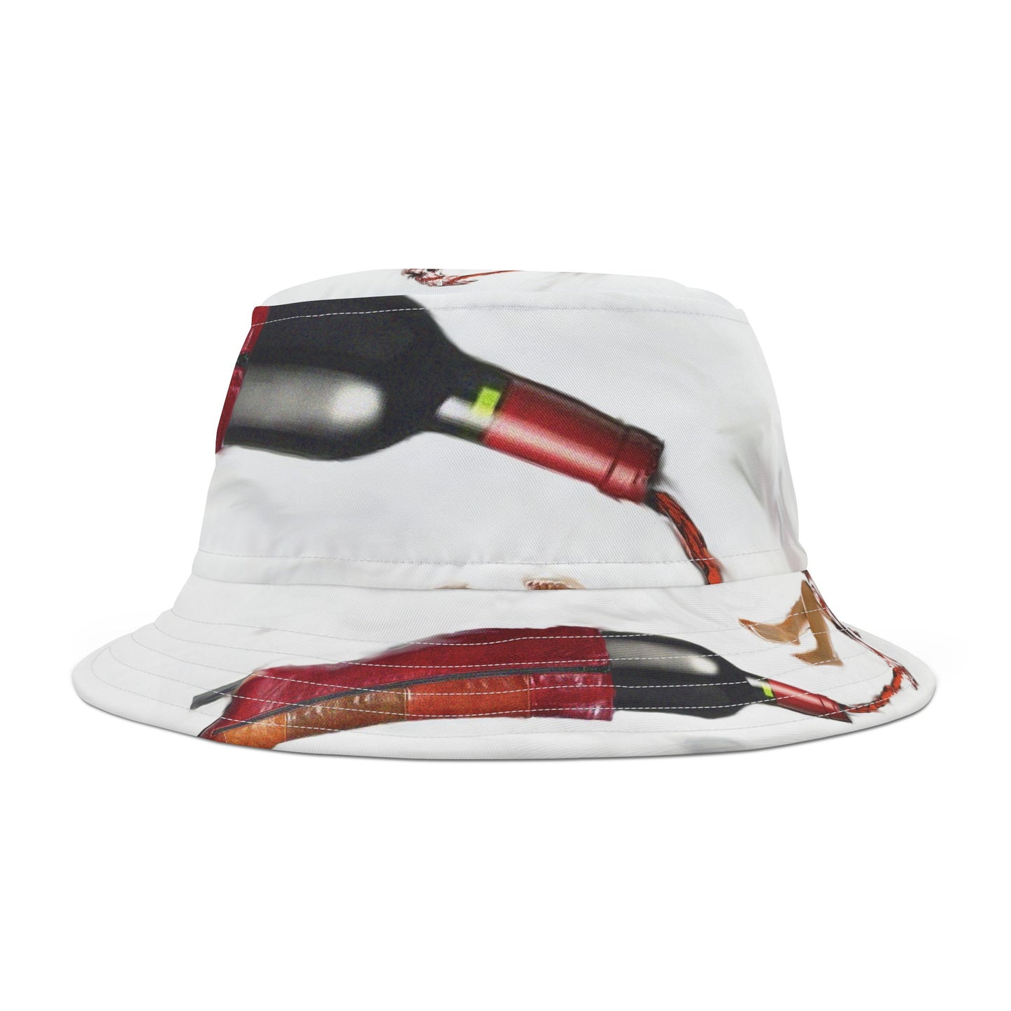 "Wine Tasting - Bucket Hat with Art"