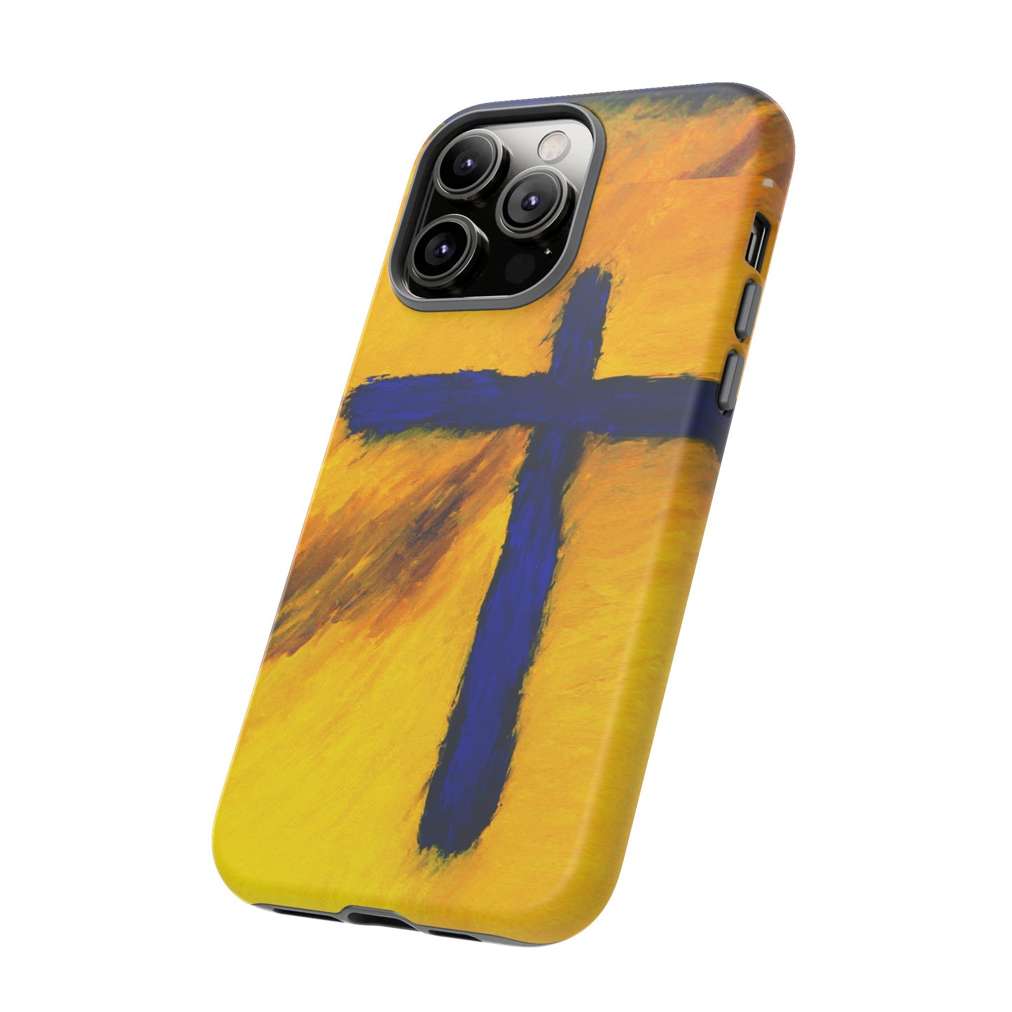 "Blue Falcon - Divine Cross Protective Phone Case"