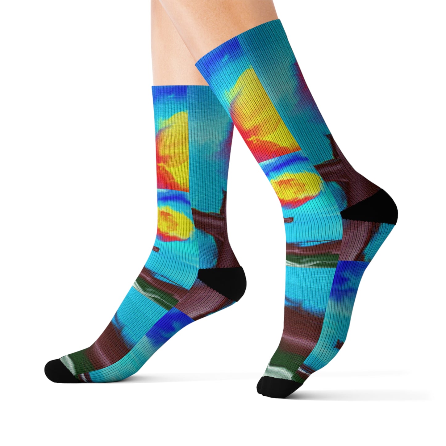 "Sunshine" - Inspirational Sublimation Socks