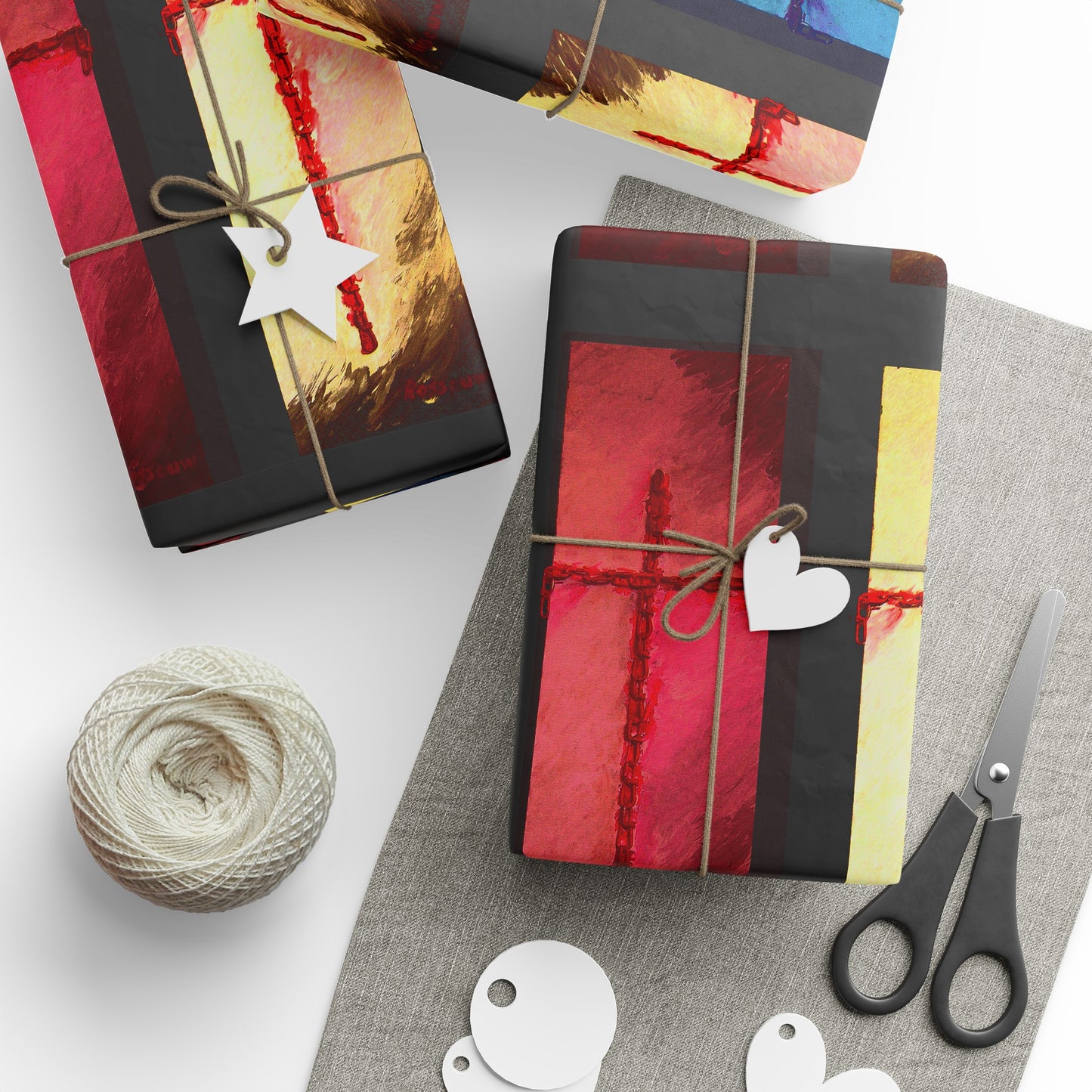 “Three Souls - Christmas Faith Gifts - Wrapping Paper"