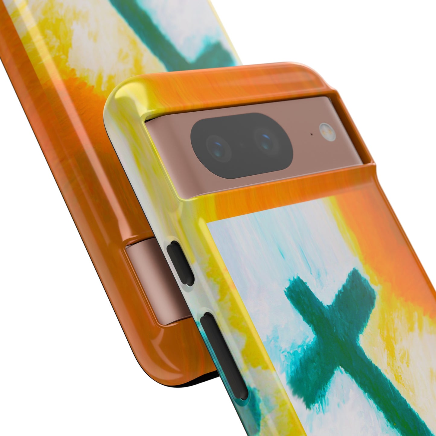 "Sunrise - Divine Cross Protective Phone Case"