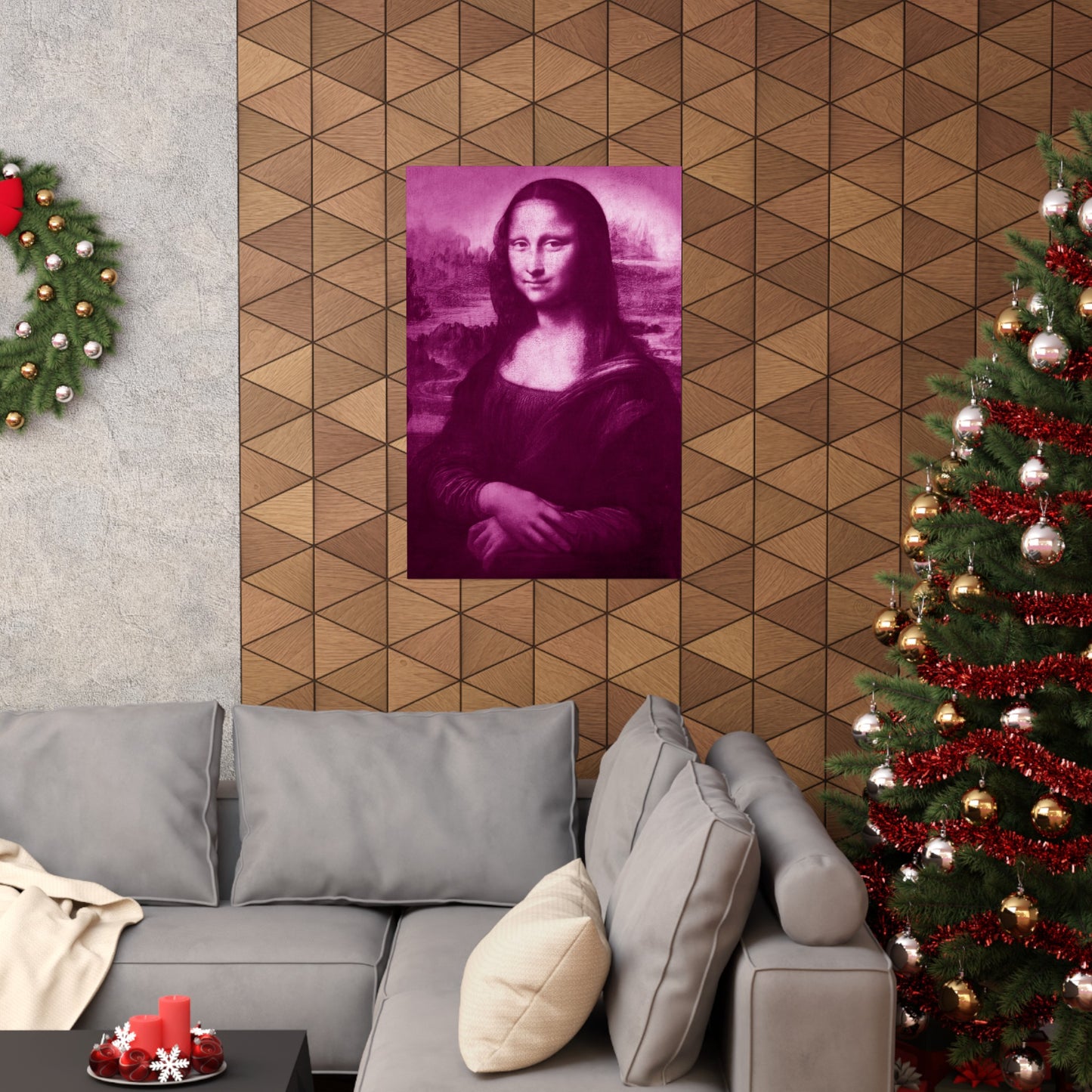 Reimagined Mona Lisa: Premium Matte Vertical Poster on Museum-Grade Paper