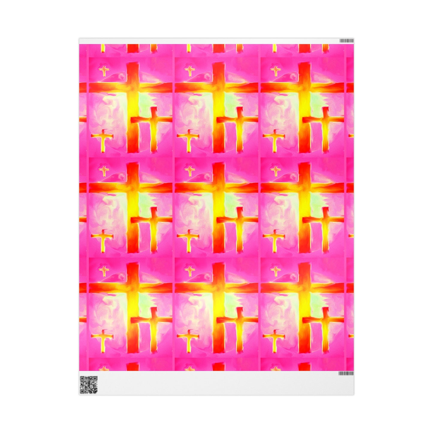 “Dream Visions (Pink) - Christmas Art Gifts - Wrapping Paper"