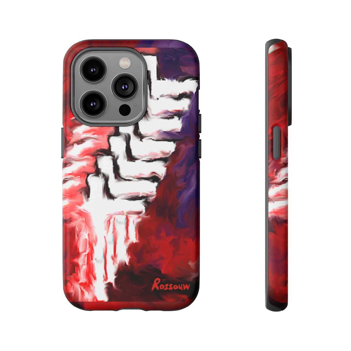 "Beyond The Shadows - Cross Phone Case With Dual Layer Protection"