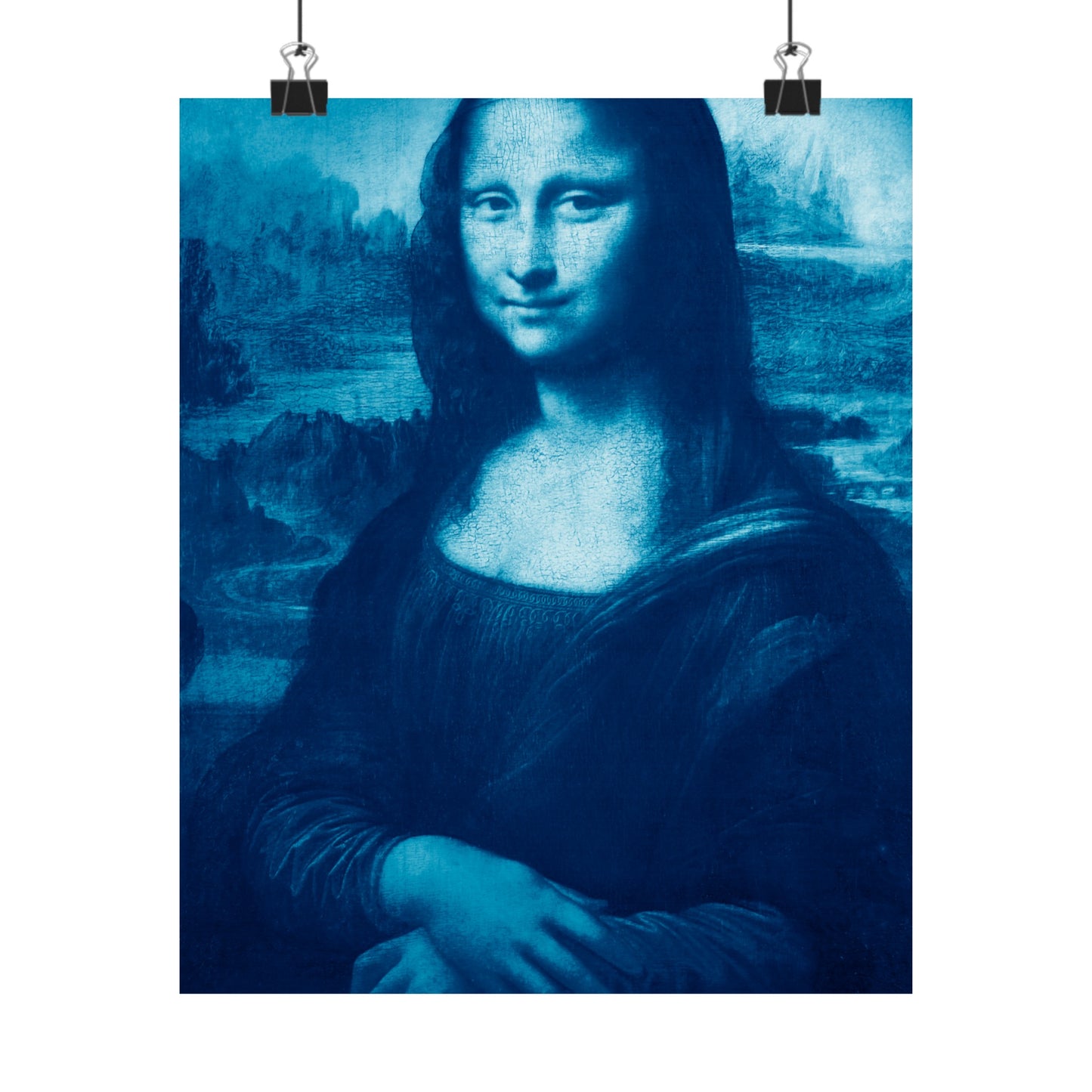 Reimagined Mona Lisa: Premium Matte Vertical Poster on Museum-Grade Paper