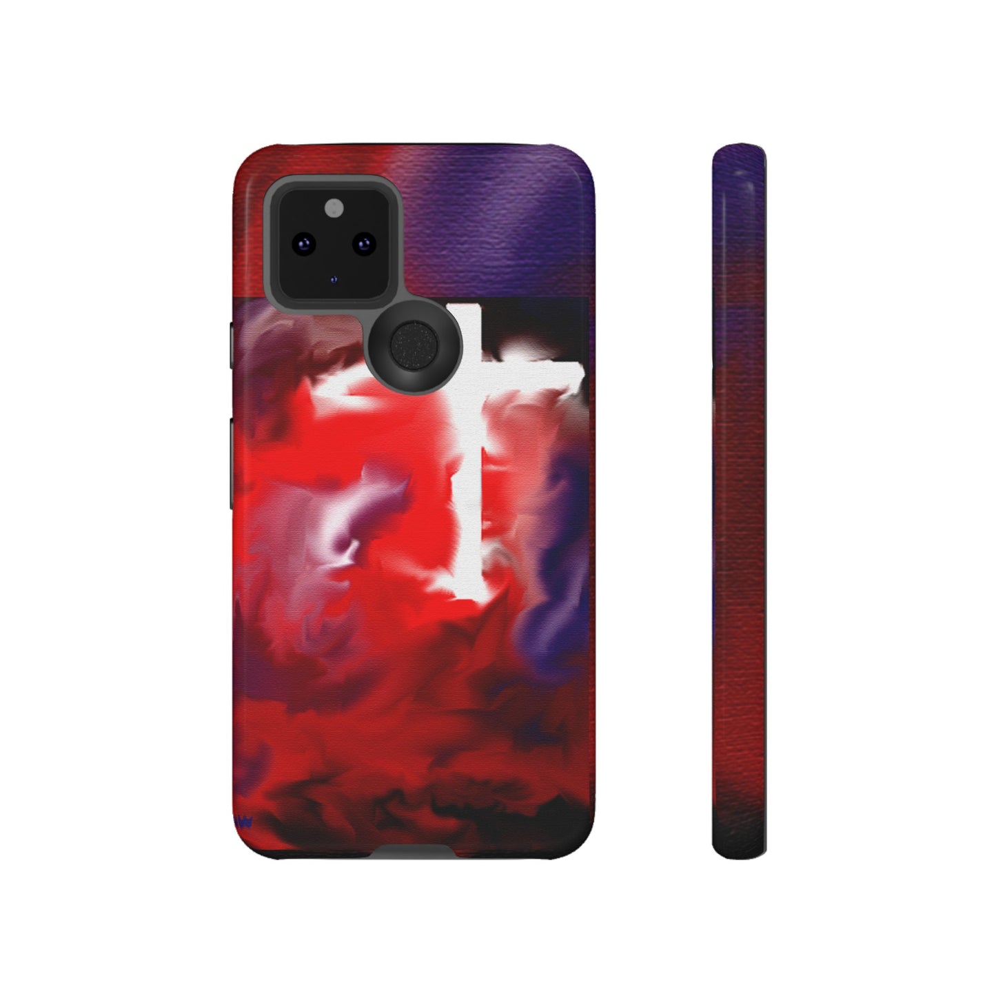 "Above The Light - Cross Art Protective Phone Case"