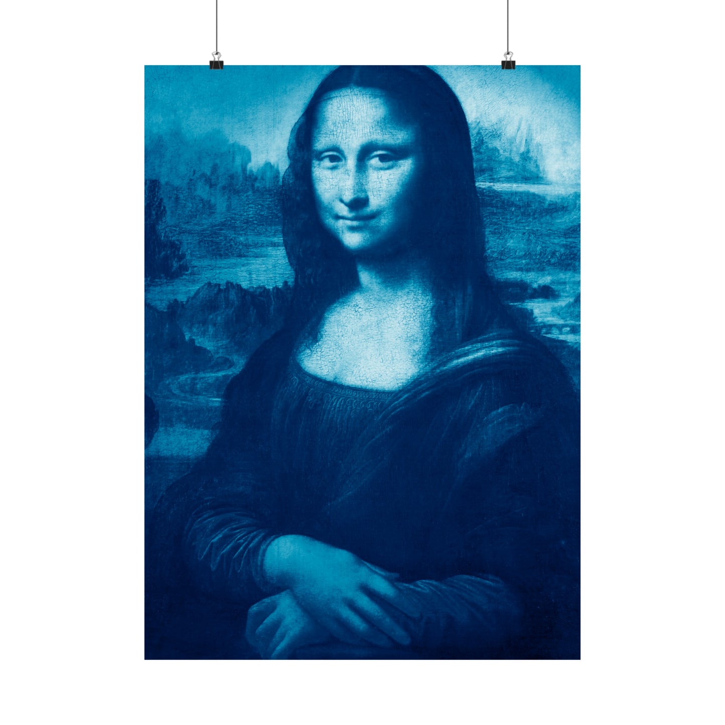 Reimagined Mona Lisa: Premium Matte Vertical Poster on Museum-Grade Paper