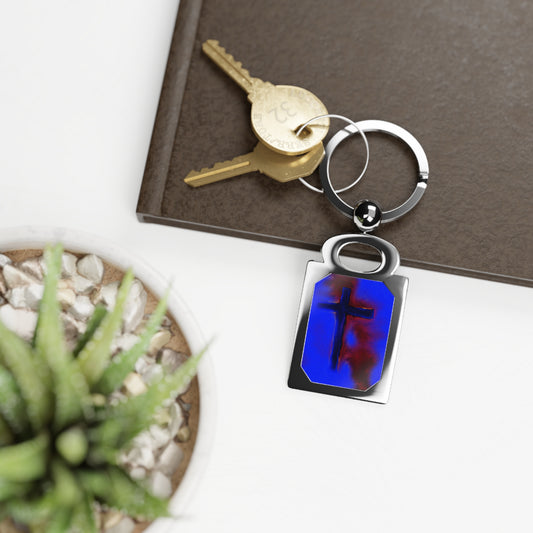 "Rise Up - Spiritual Art Keyring"