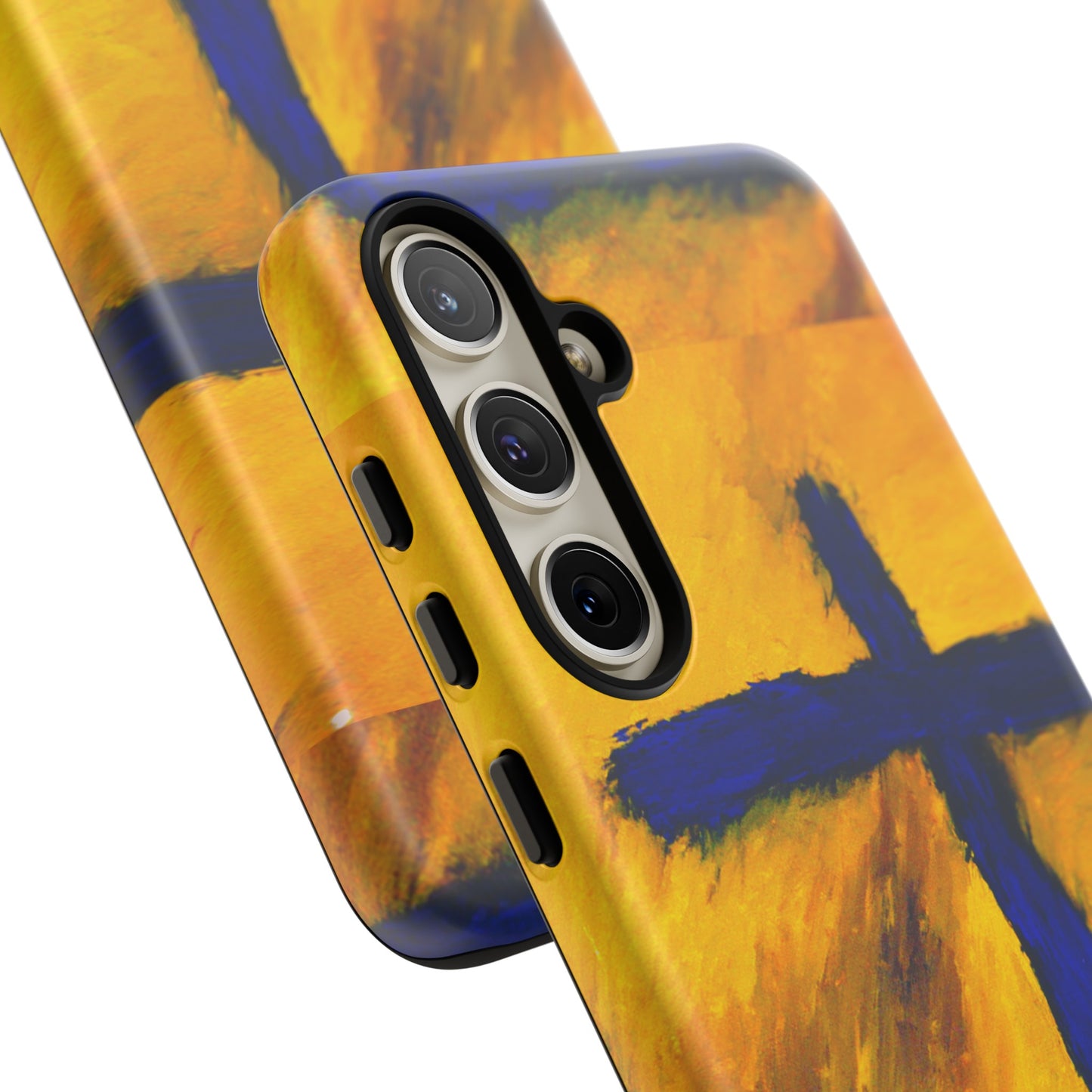 "Blue Falcon - Divine Cross Protective Phone Case"