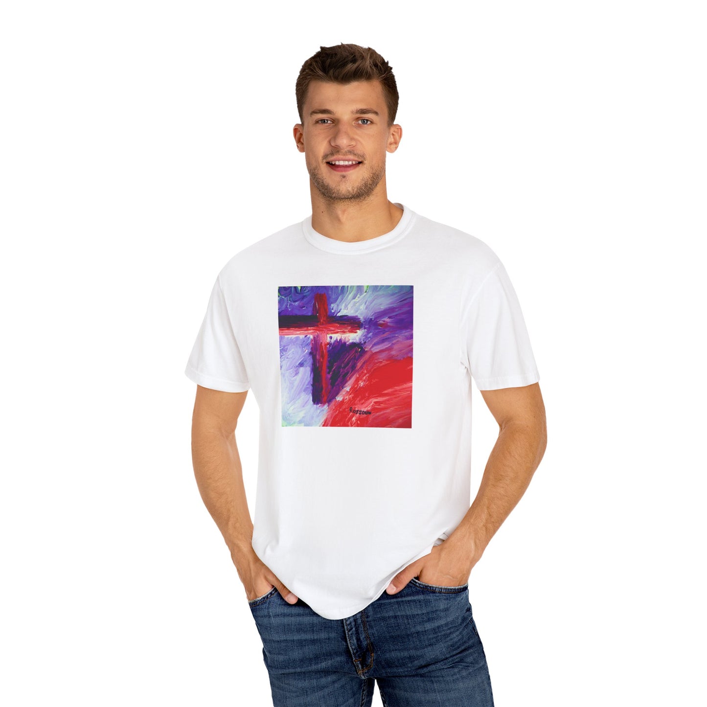 “Candy Skies - Spiritual Art Unisex Dyed T-Shirt – Comfort Colors 1717"