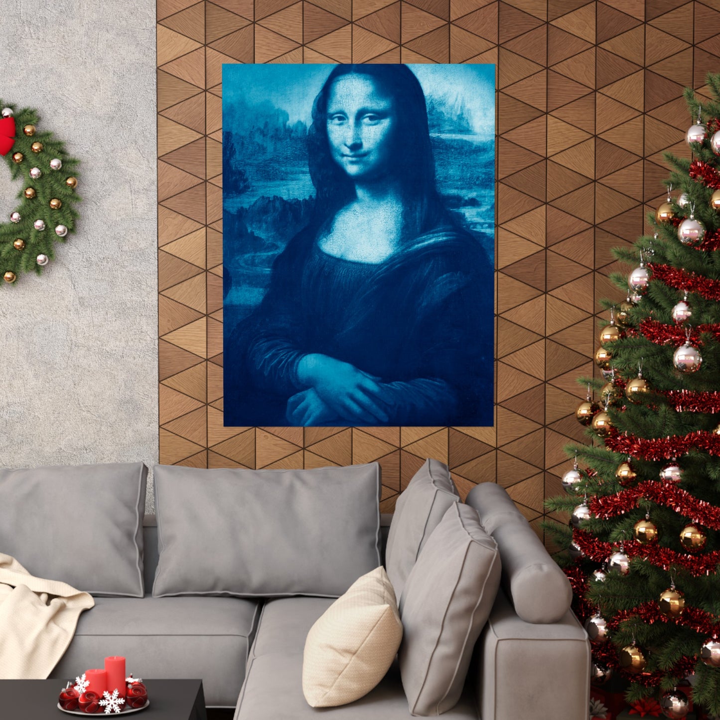 Reimagined Mona Lisa: Premium Matte Vertical Poster on Museum-Grade Paper