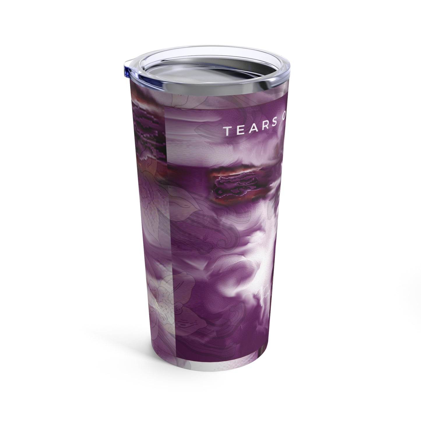 "Tears Of An Angel - Divine Cross Insulated Stainless Steel Mug”