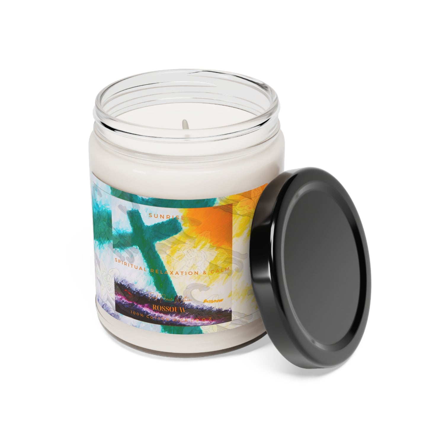 "Sunrise" - Cross Art: Scented Soy Candle, 9oz