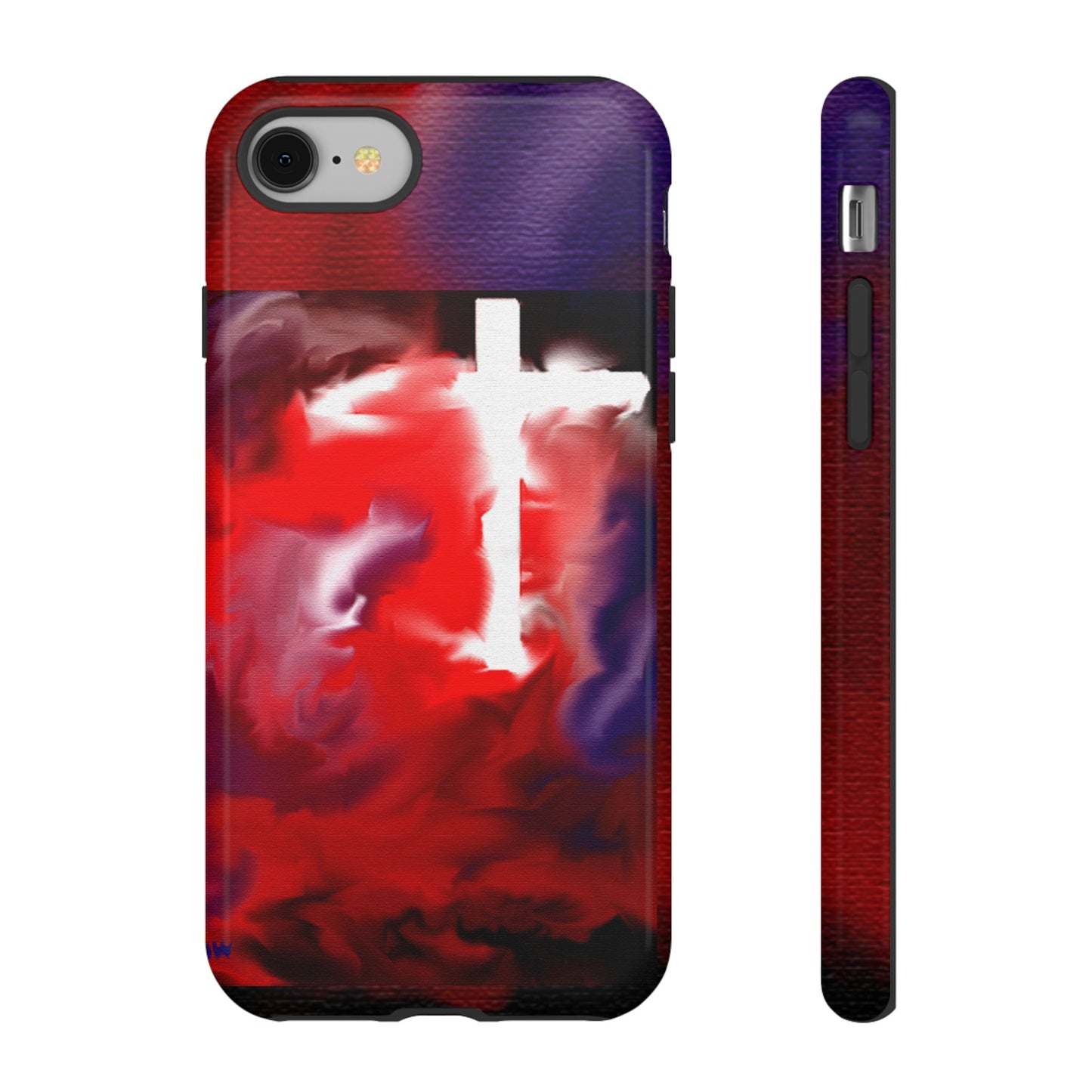 "Above The Light - Cross Art Protective Phone Case"