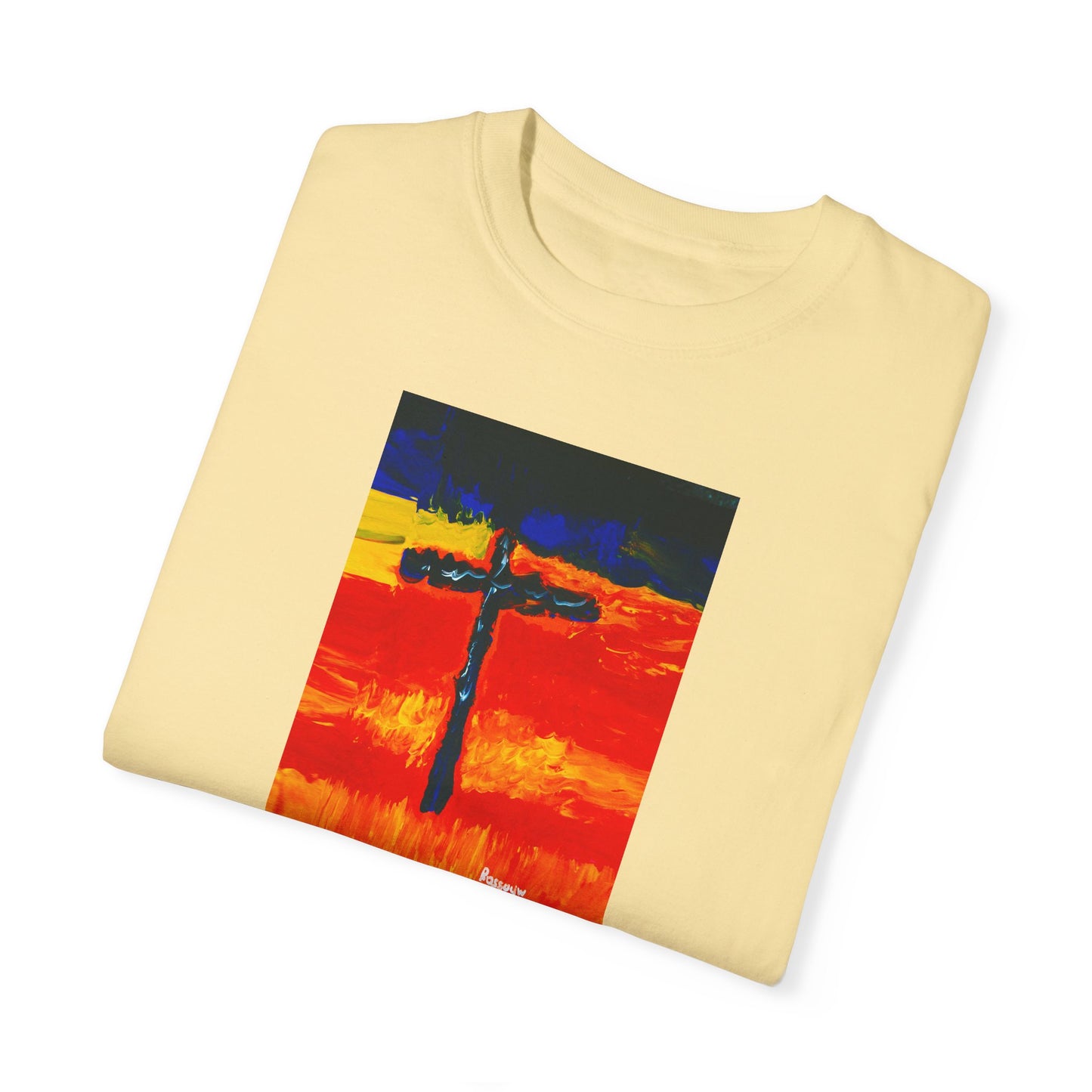 “Rainbow Warrior - Spiritual Art Unisex Dyed T-Shirt – Comfort Colors 1717"