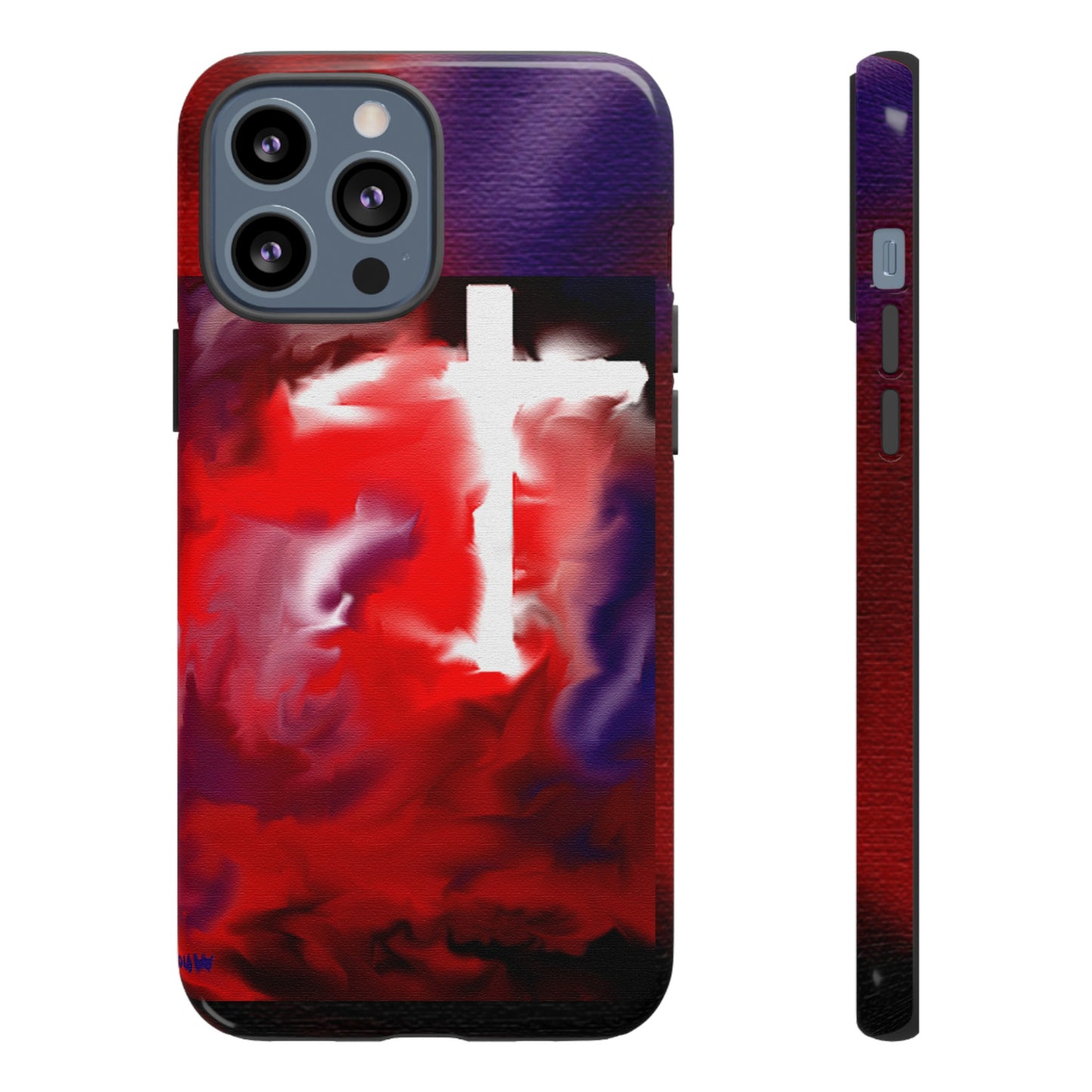 "Above The Light - Cross Art Protective Phone Case"