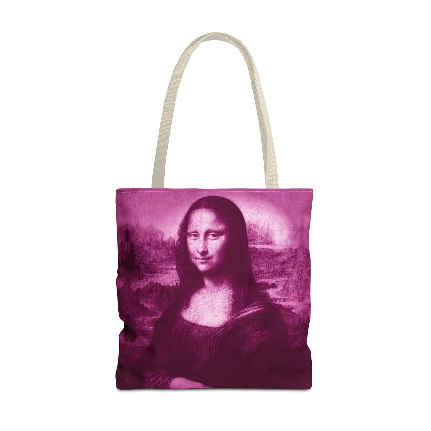 Mona Lisa (Pnk) Tote Bags: Stunning Designer Fashion