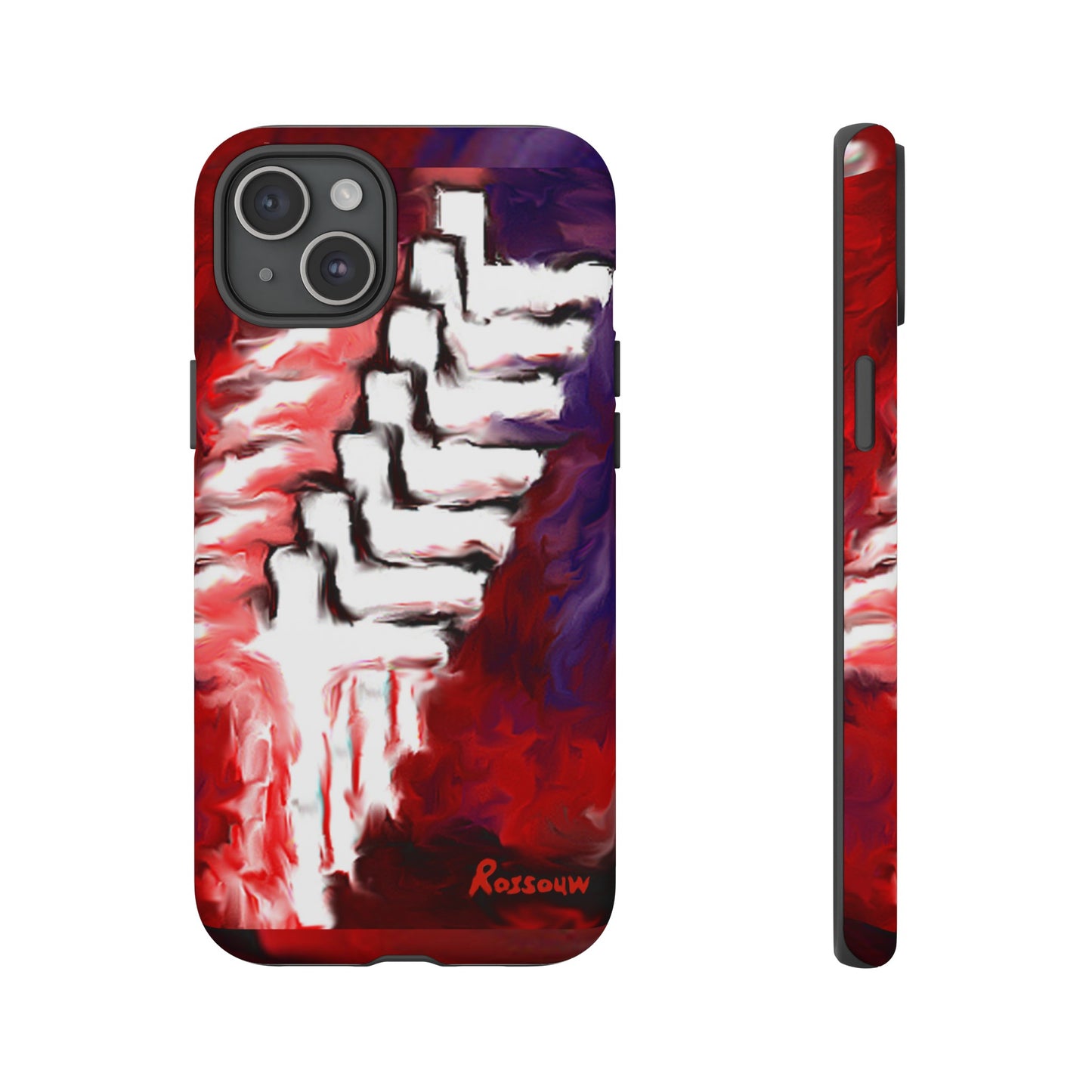 "Beyond The Shadows - Cross Phone Case With Dual Layer Protection"