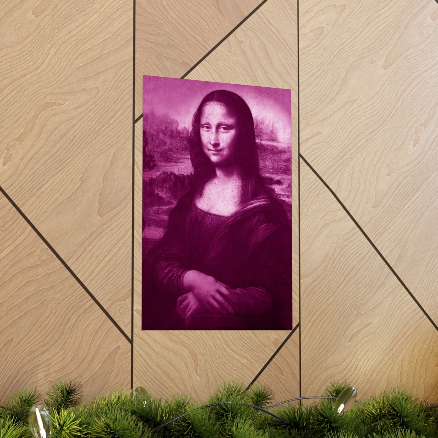 Reimagined Mona Lisa: Premium Matte Vertical Poster on Museum-Grade Paper