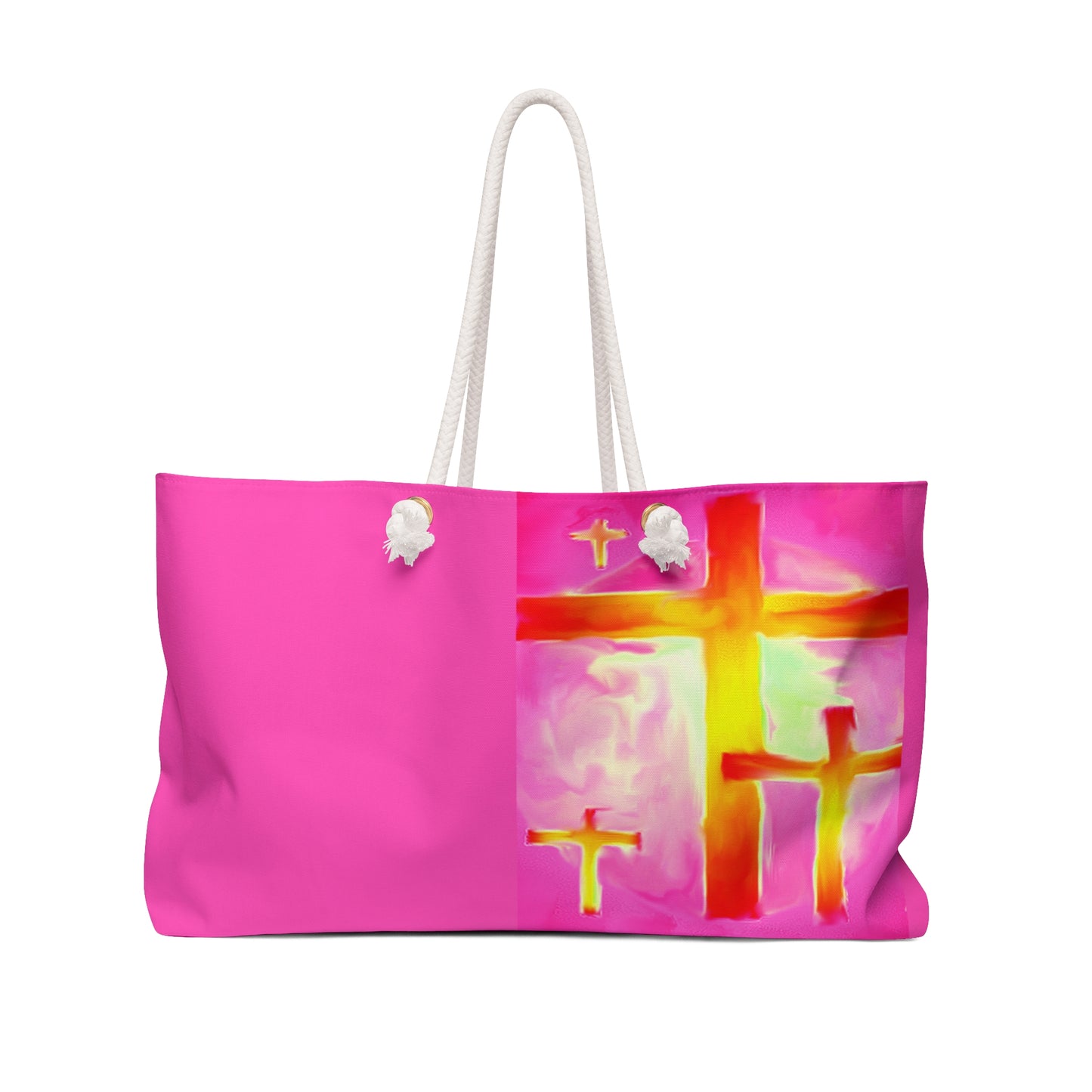 "Dream Visions (Pink)  - Sunday Prayer Tote Bag"