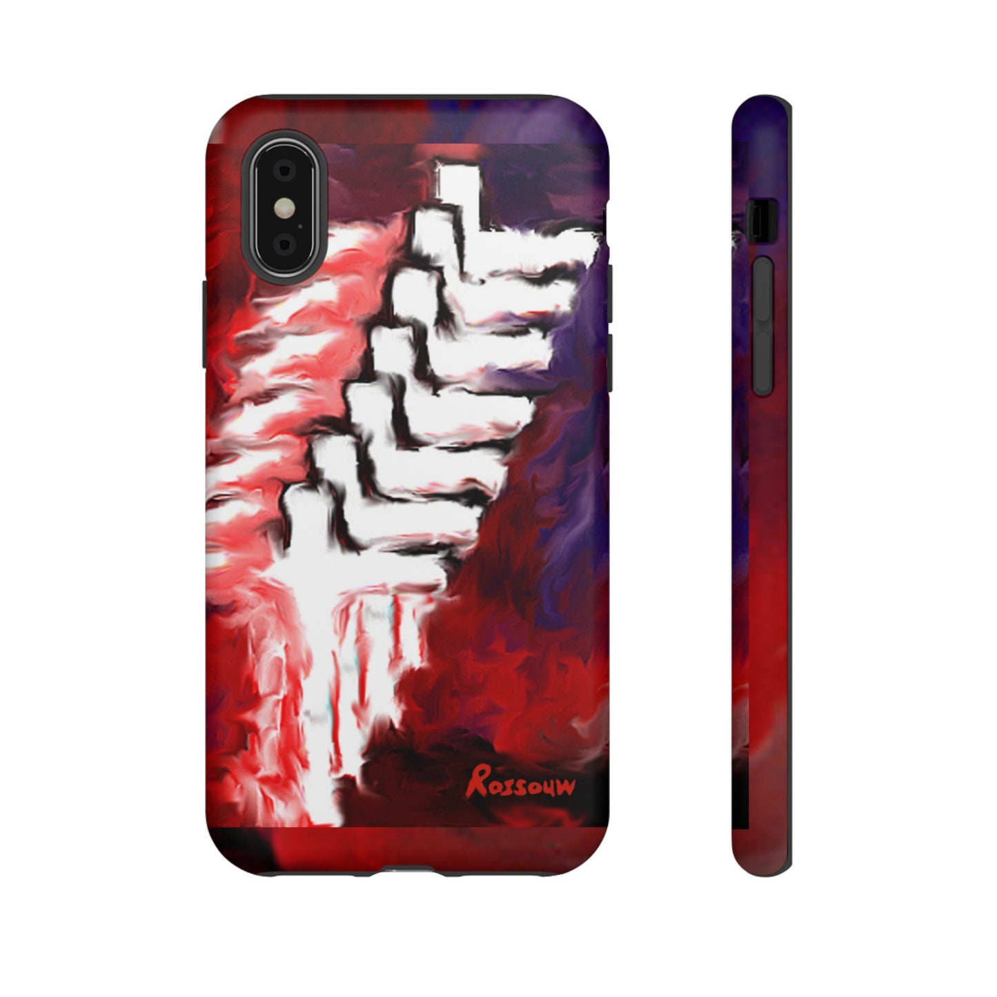 "Beyond The Shadows - Cross Phone Case With Dual Layer Protection"