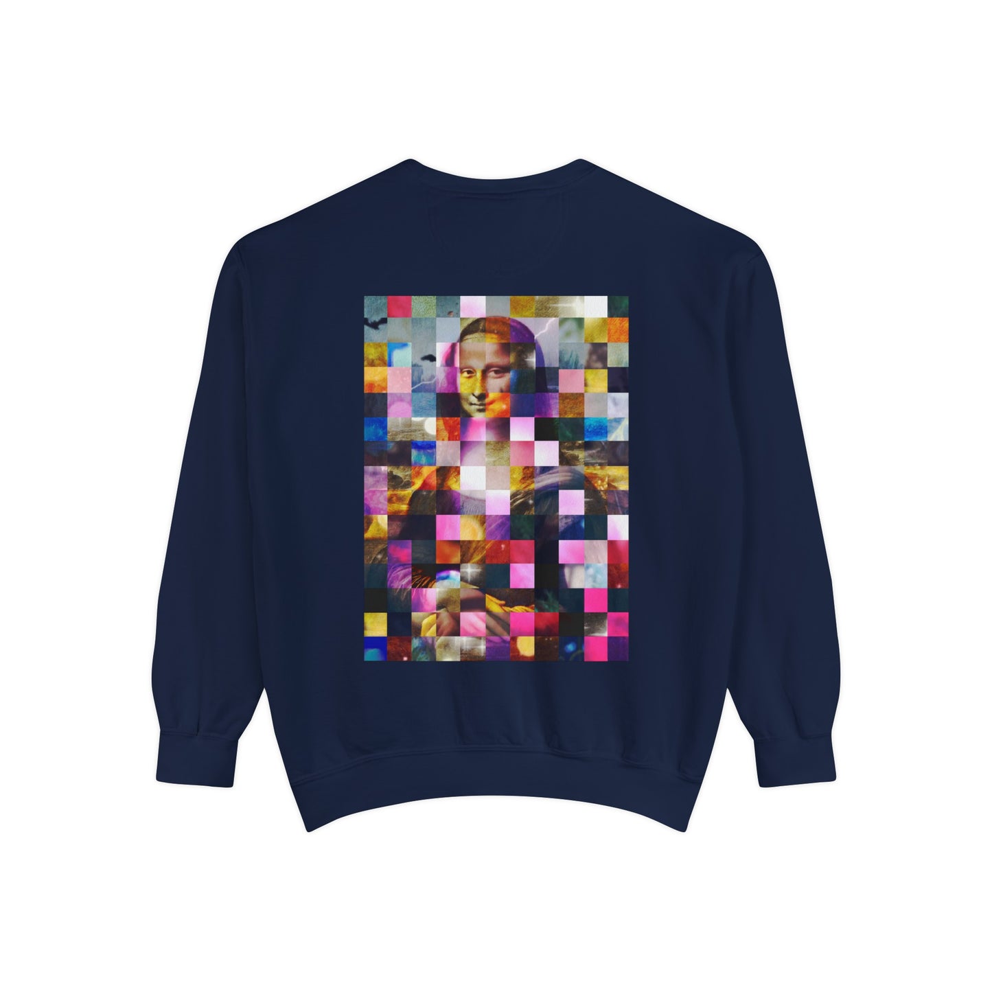 Mona Lisa (In Lights): Luxurious Unisex Garment-Dyed Sweatshirt