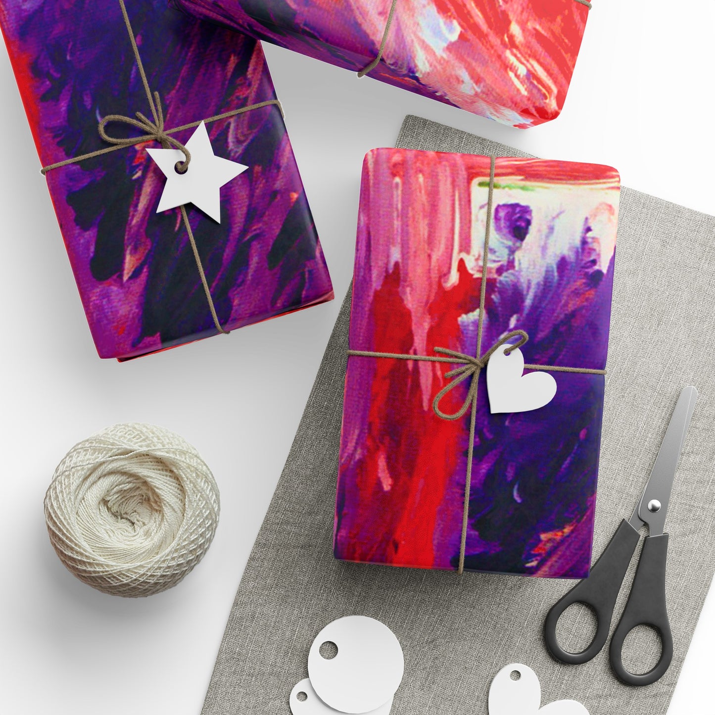 “Candy Skies -  Wrapping Paper – Art Gift Wrap"