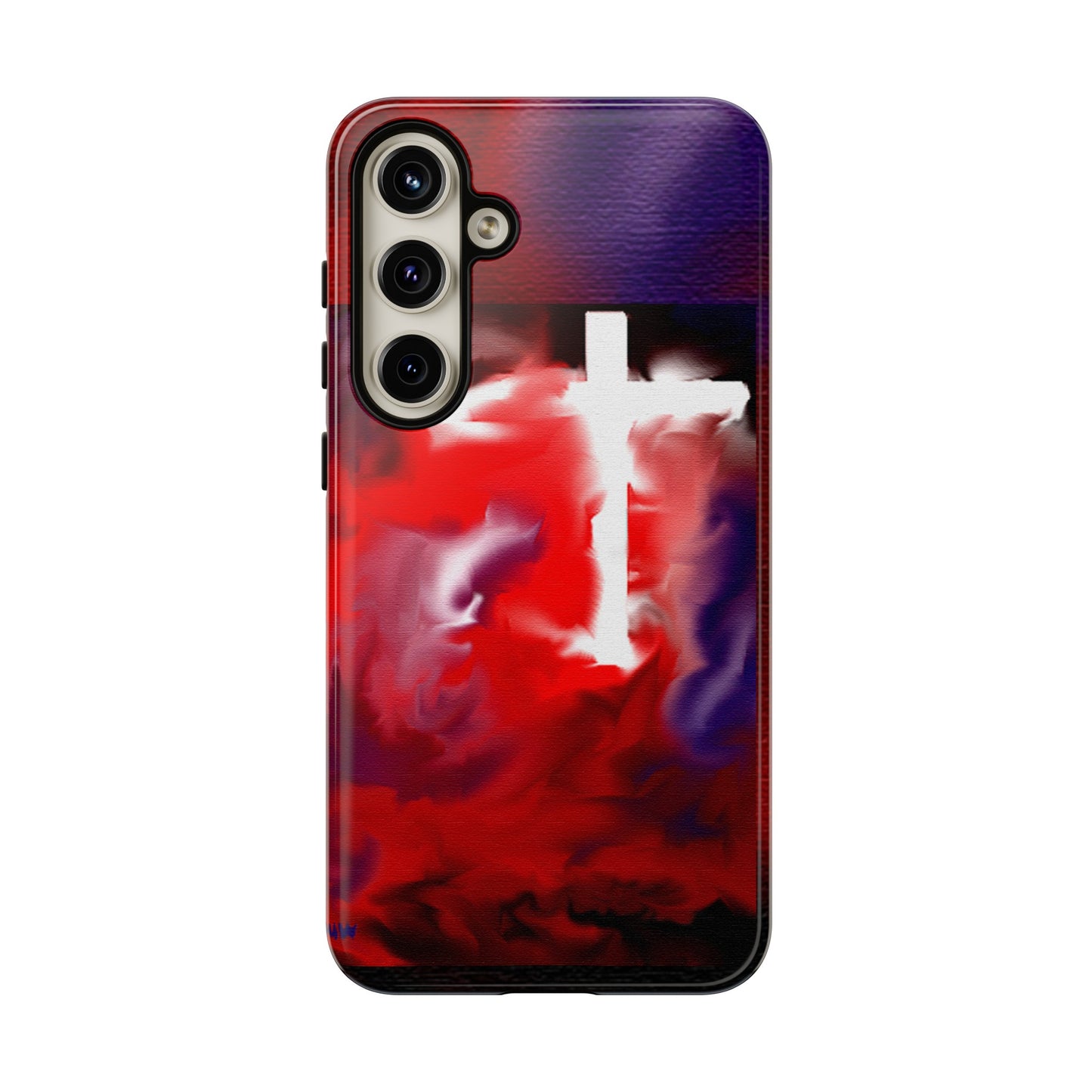 "Above The Light - Cross Art Protective Phone Case"