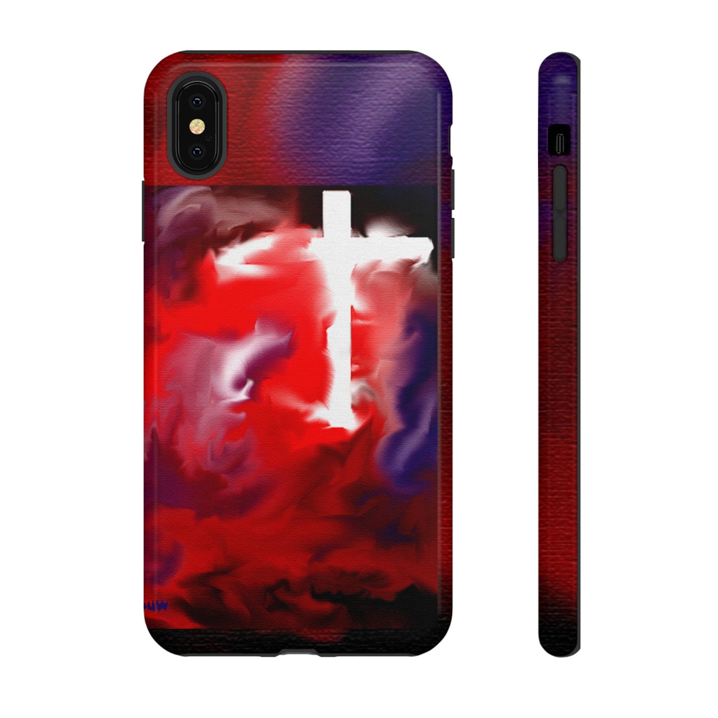 "Above The Light - Cross Art Protective Phone Case"