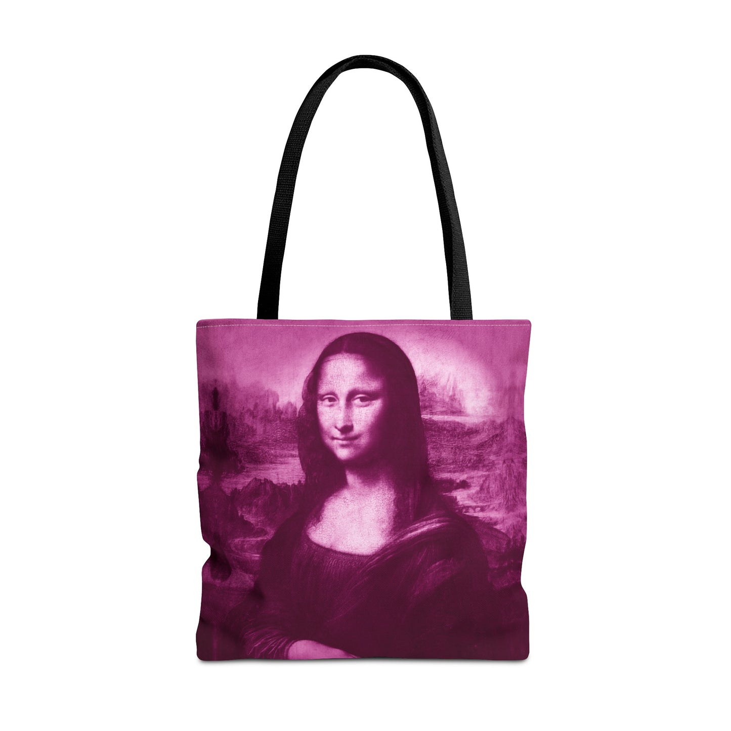 Mona Lisa (Pnk) Tote Bags: Stunning Designer Fashion