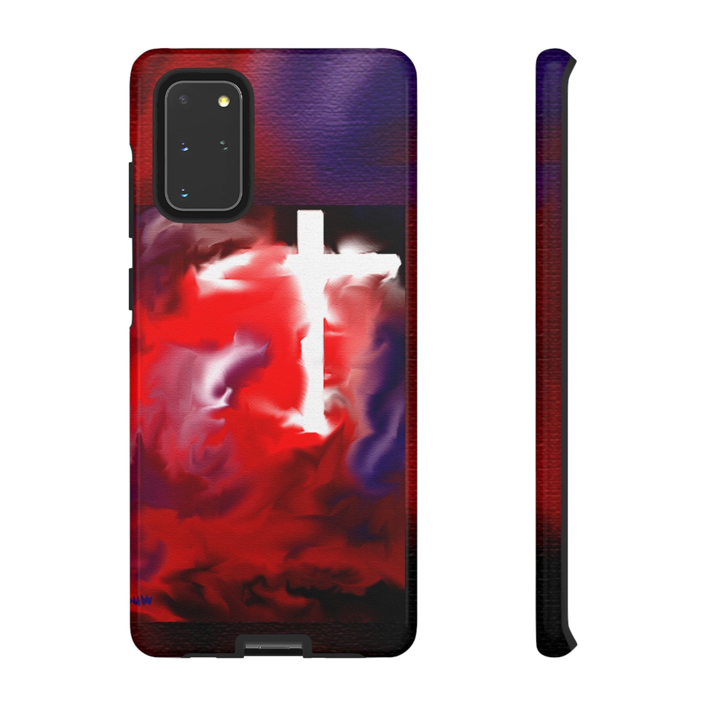 "Above The Light - Cross Art Protective Phone Case"