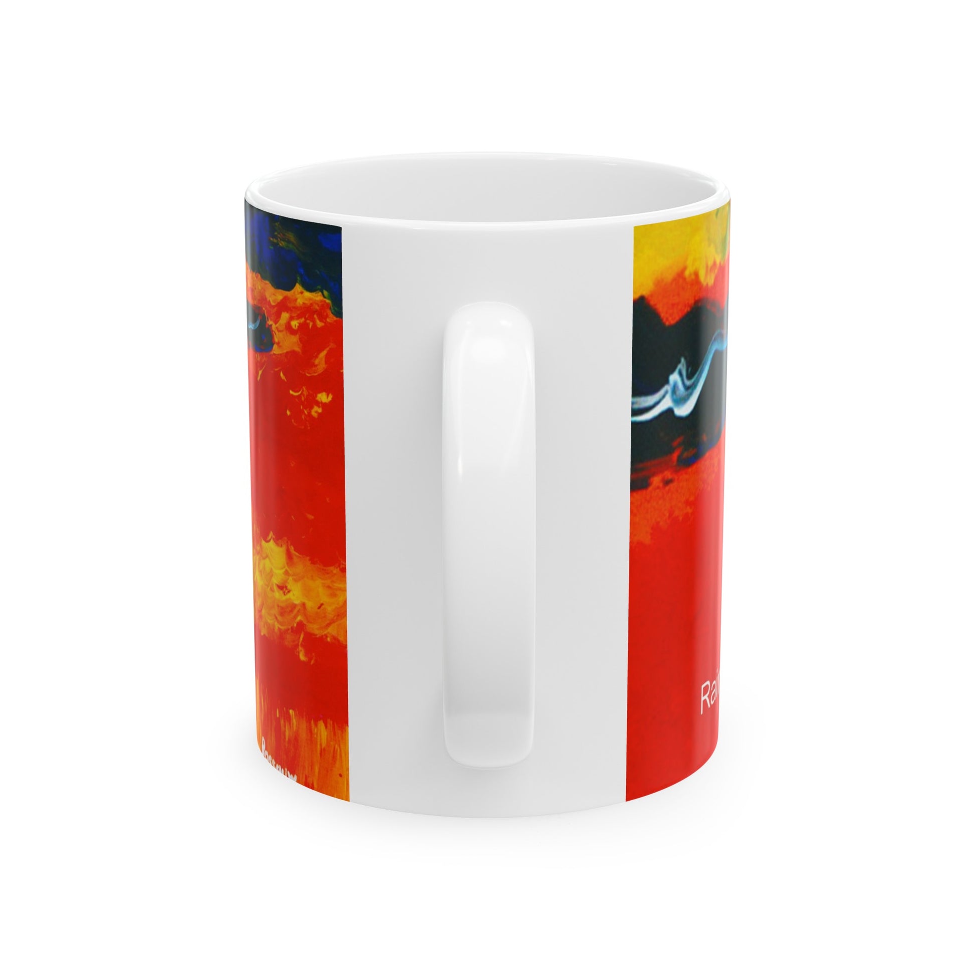 Rainbow Warrior - Inspirational Cross Art Ceramic Mugs – Start Your Day Right