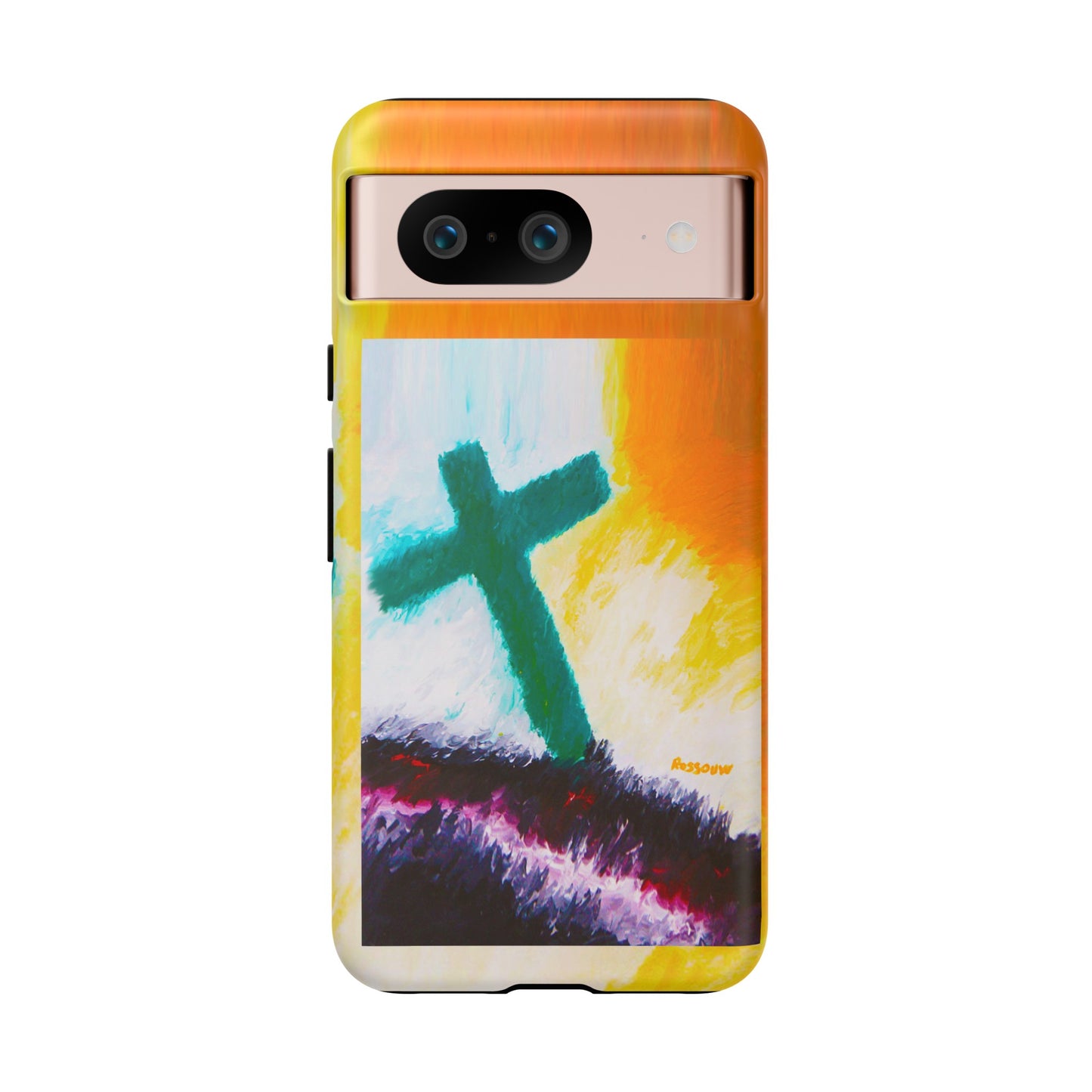 "Sunrise - Divine Cross Protective Phone Case"