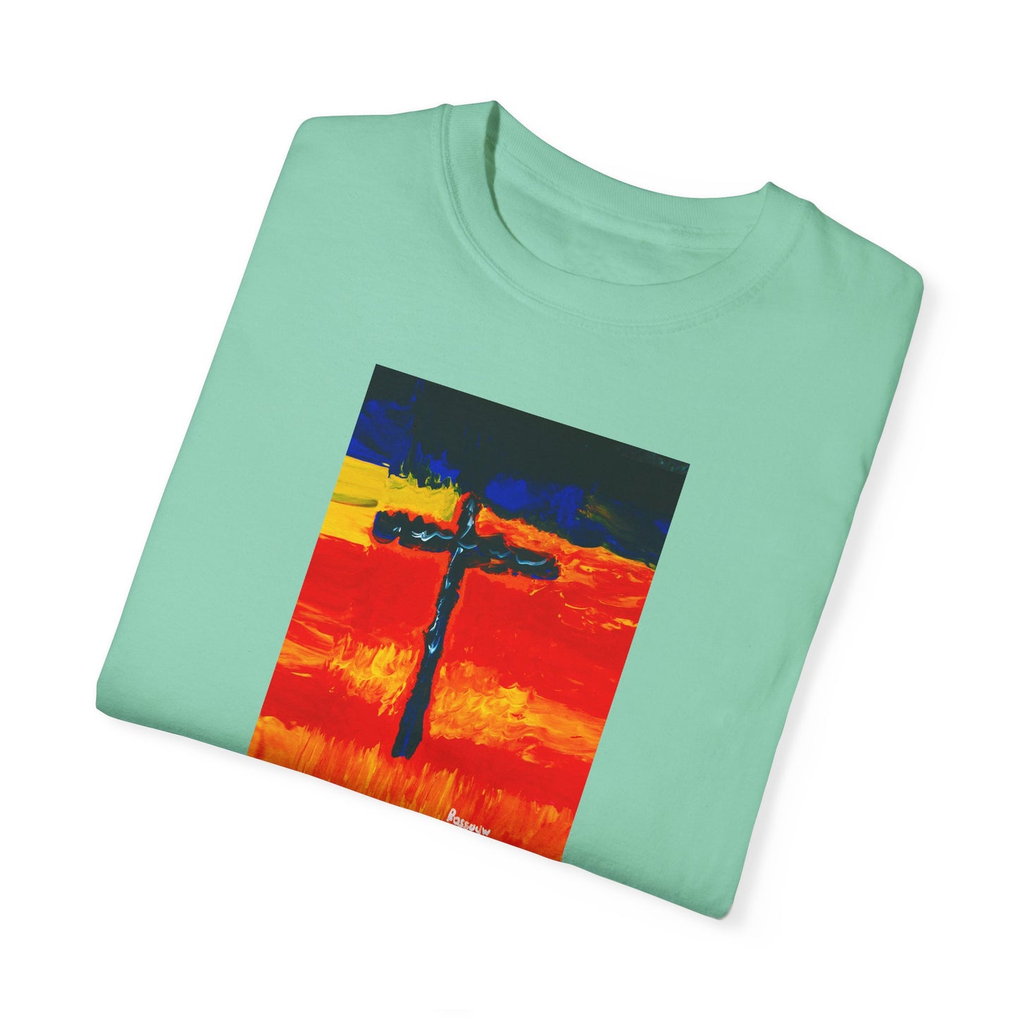 “Rainbow Warrior - Spiritual Art Unisex Dyed T-Shirt – Comfort Colors 1717"