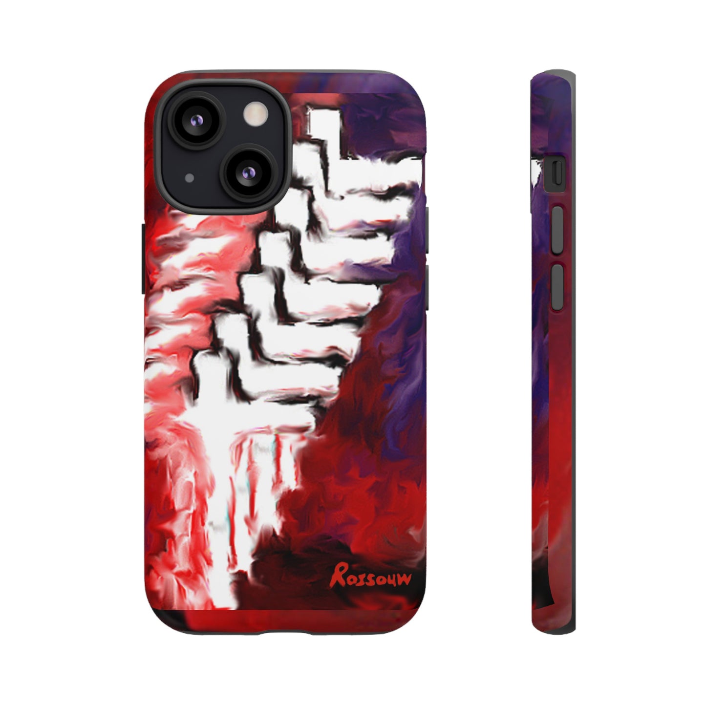 "Beyond The Shadows - Cross Phone Case With Dual Layer Protection"