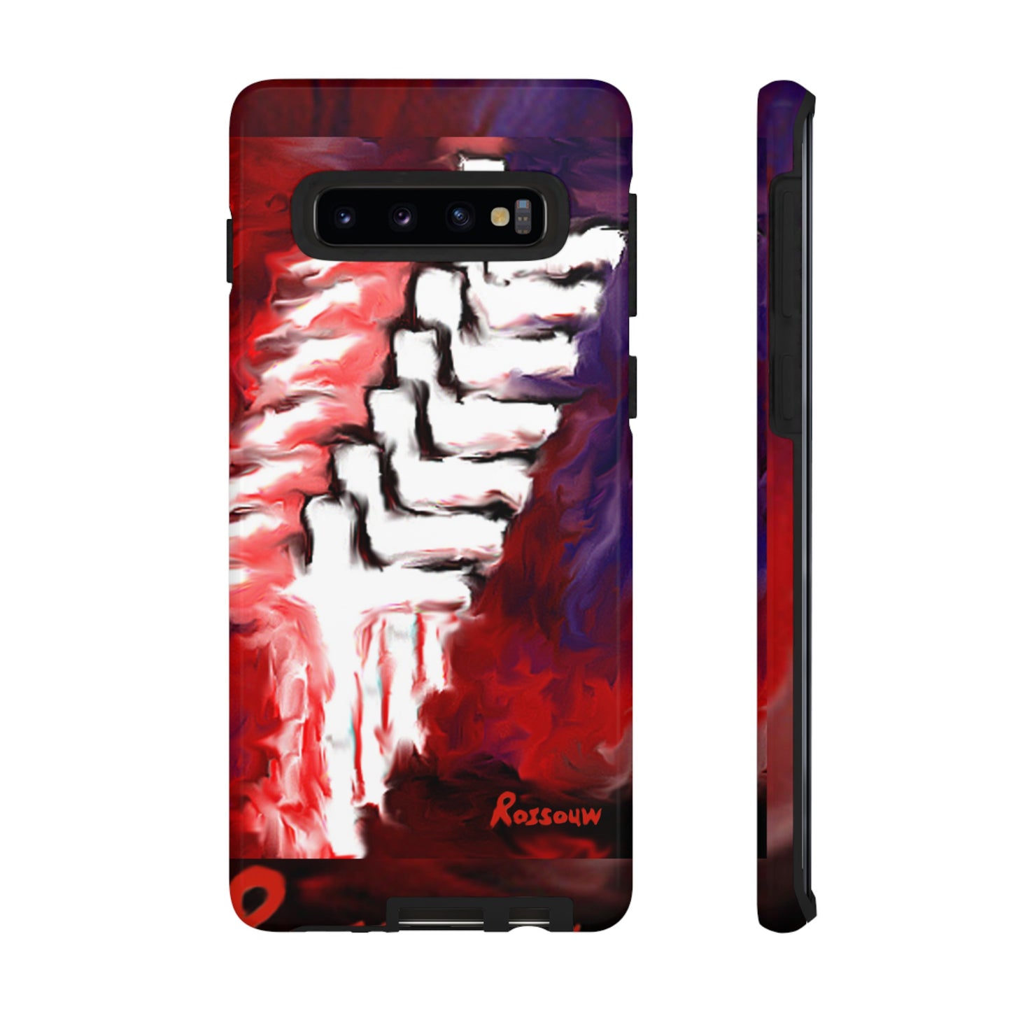 "Beyond The Shadows - Cross Phone Case With Dual Layer Protection"