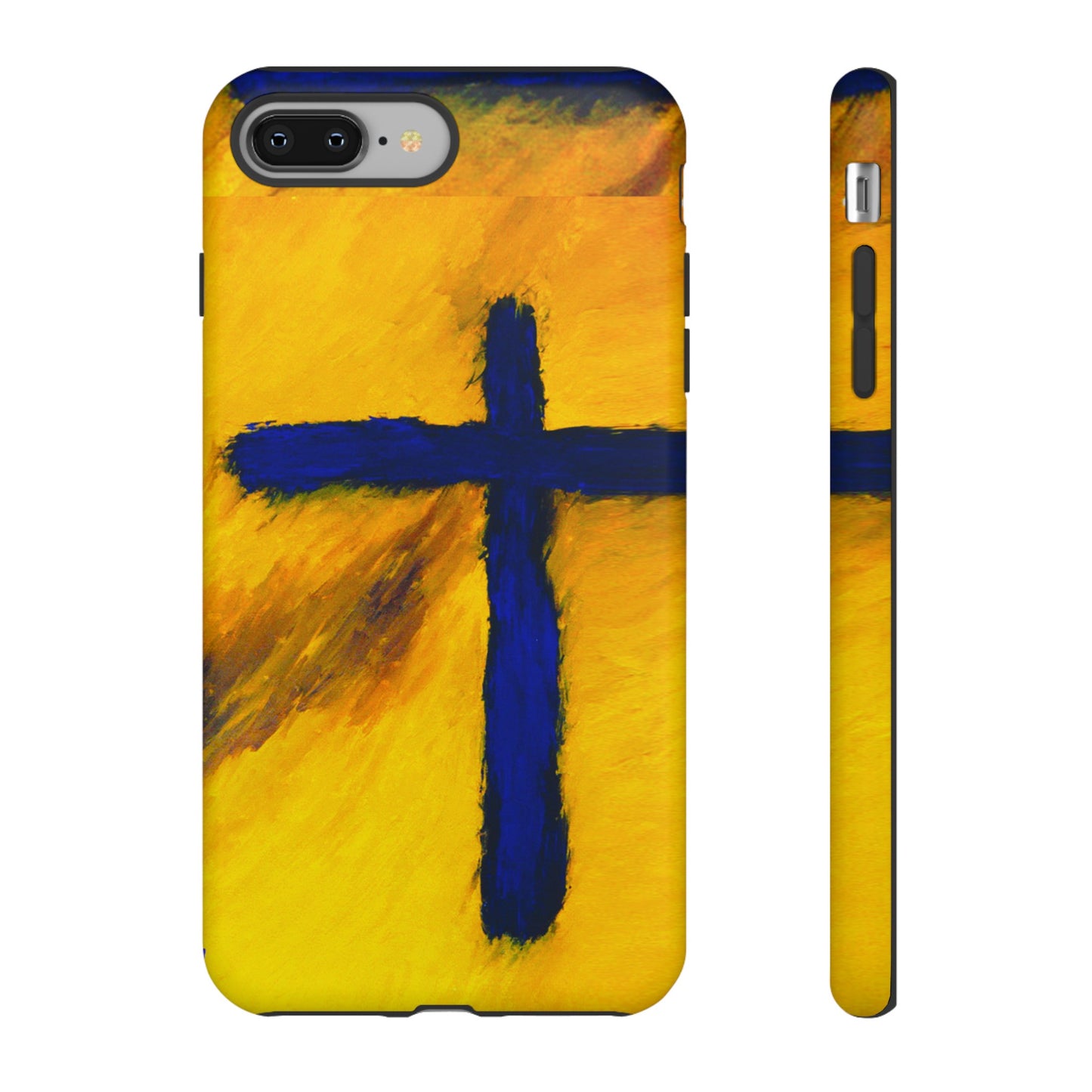 "Blue Falcon - Divine Cross Protective Phone Case"