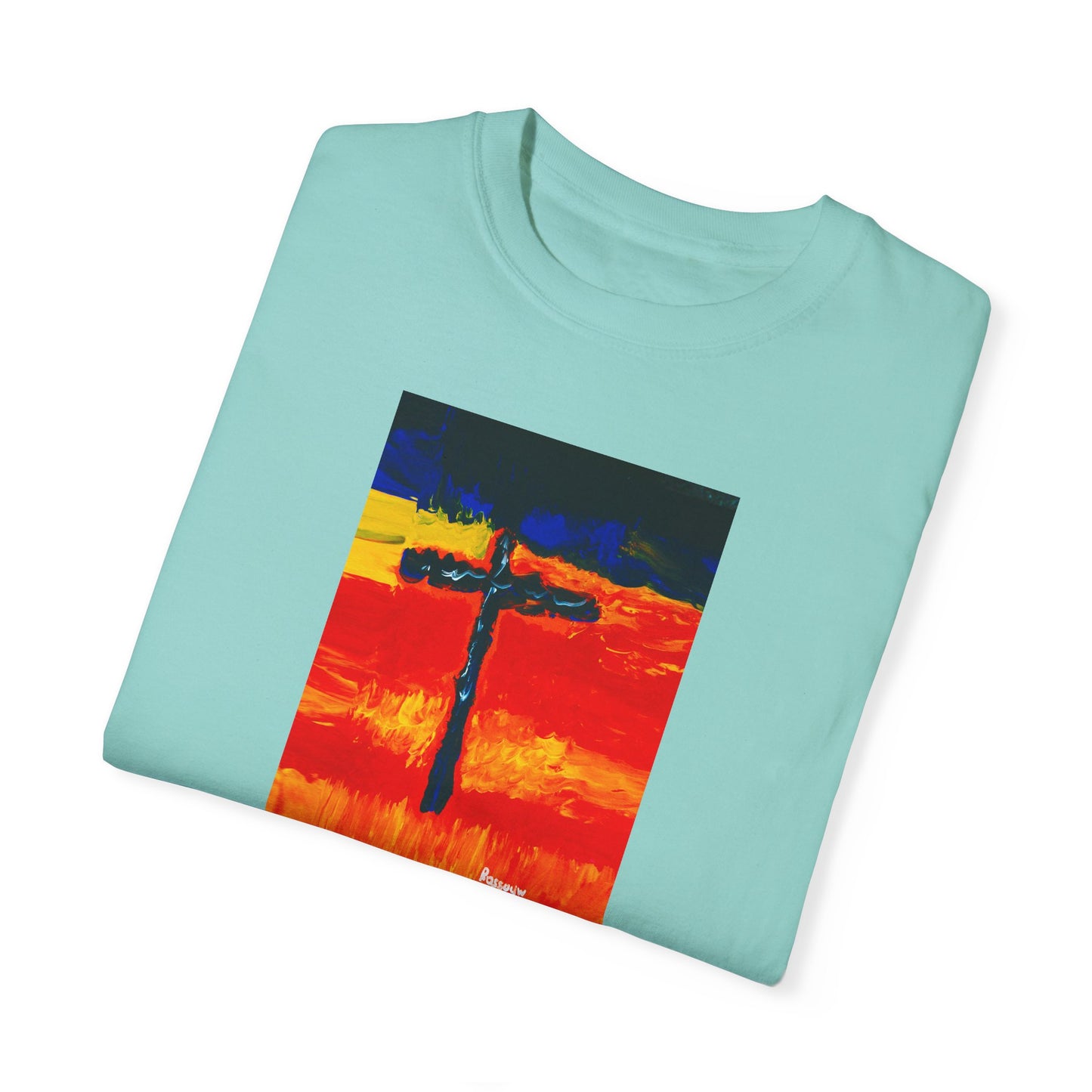 “Rainbow Warrior - Spiritual Art Unisex Dyed T-Shirt – Comfort Colors 1717"