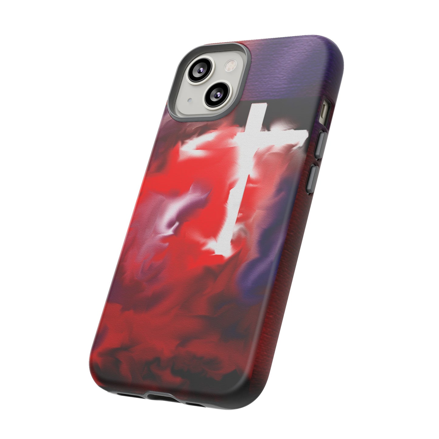 "Above The Light - Cross Art Protective Phone Case"