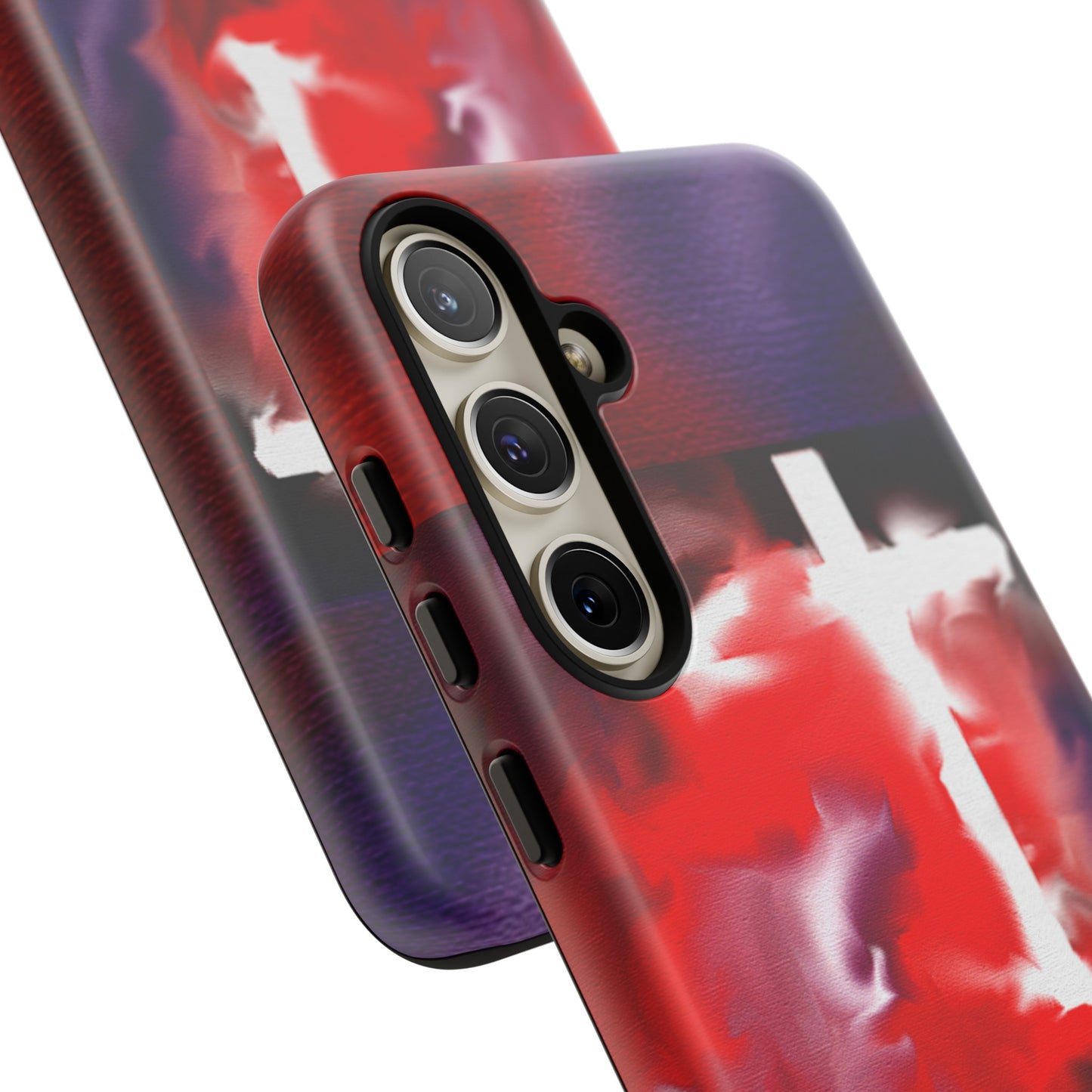 "Above The Light - Cross Art Protective Phone Case"