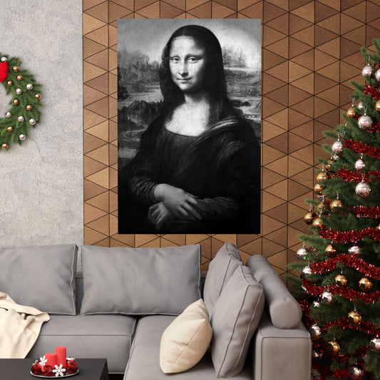 Reimagined Mona Lisa: Premium Matte Vertical Poster on Museum-Grade Paper