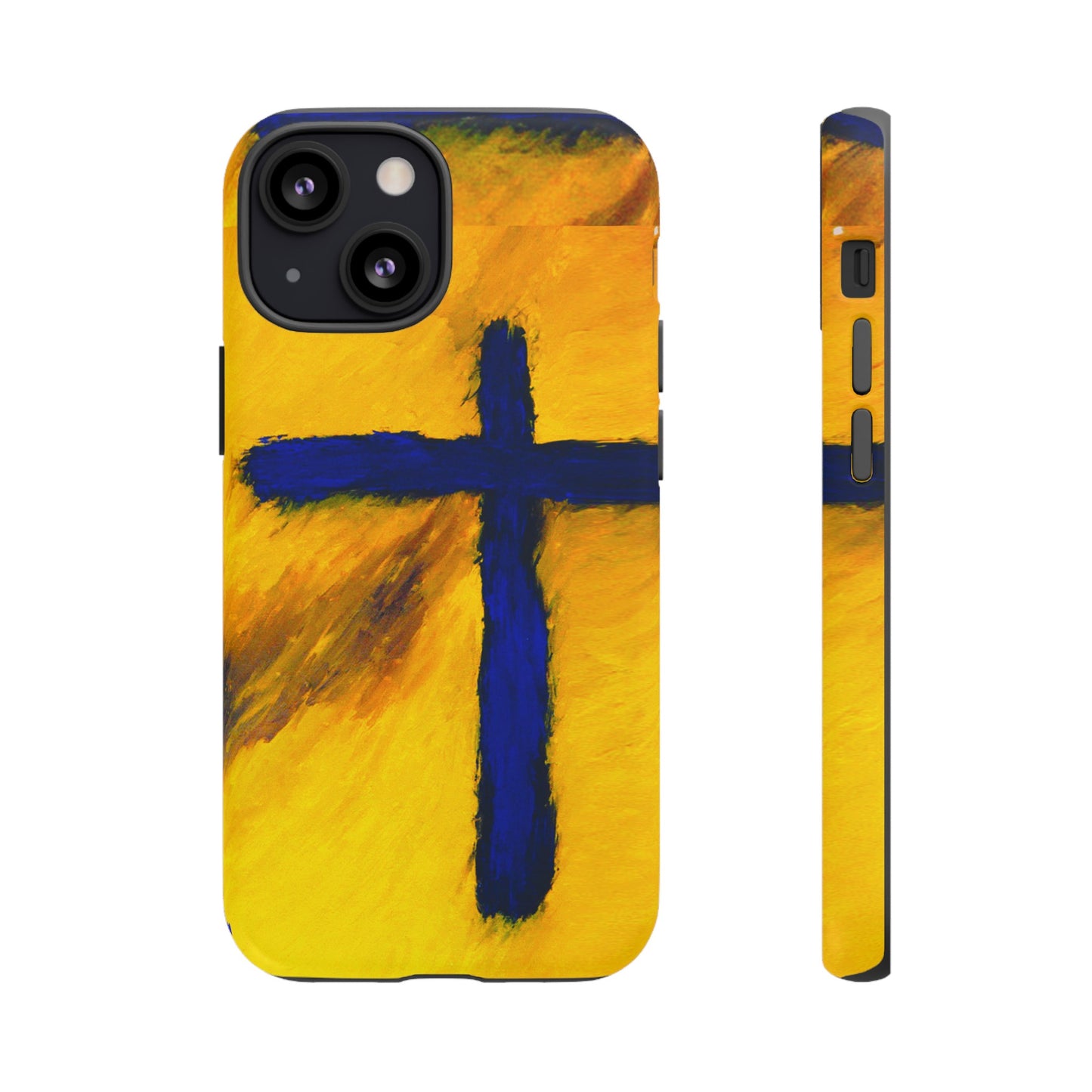 "Blue Falcon - Divine Cross Protective Phone Case"