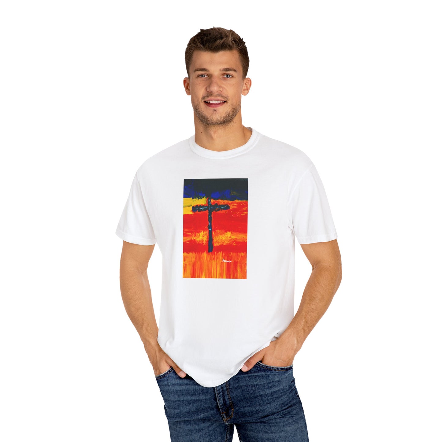 “Rainbow Warrior - Spiritual Art Unisex Dyed T-Shirt – Comfort Colors 1717"