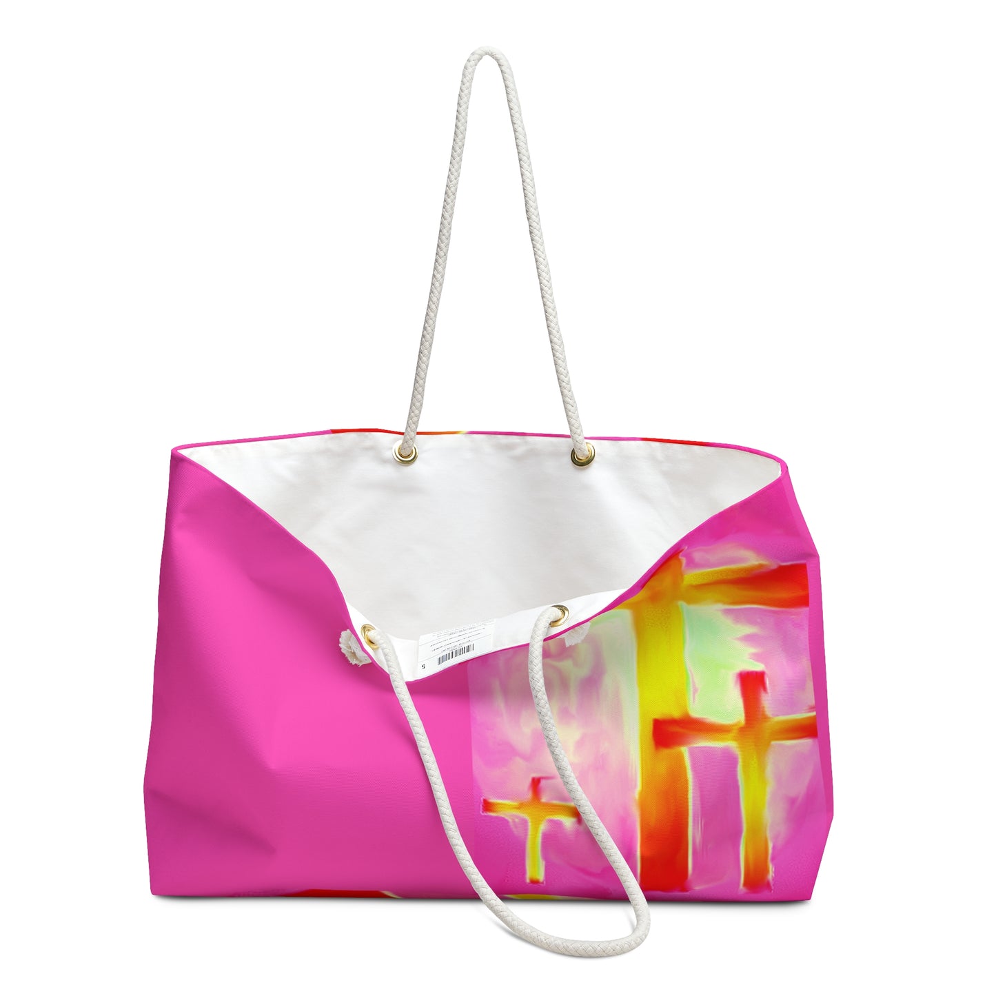 "Dream Visions (Pink)  - Sunday Prayer Tote Bag"