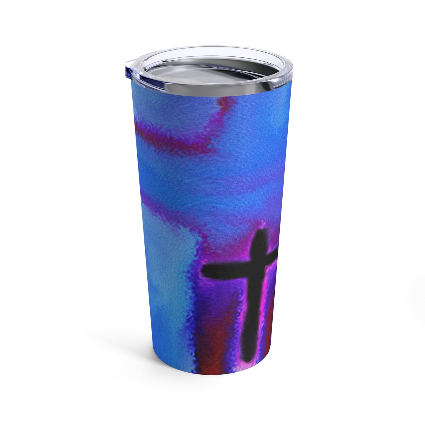 "Take Flight - Sacred Cross Art Tumbler by Rossouw – 20oz Stainless Steel Spiritual Drinkware"