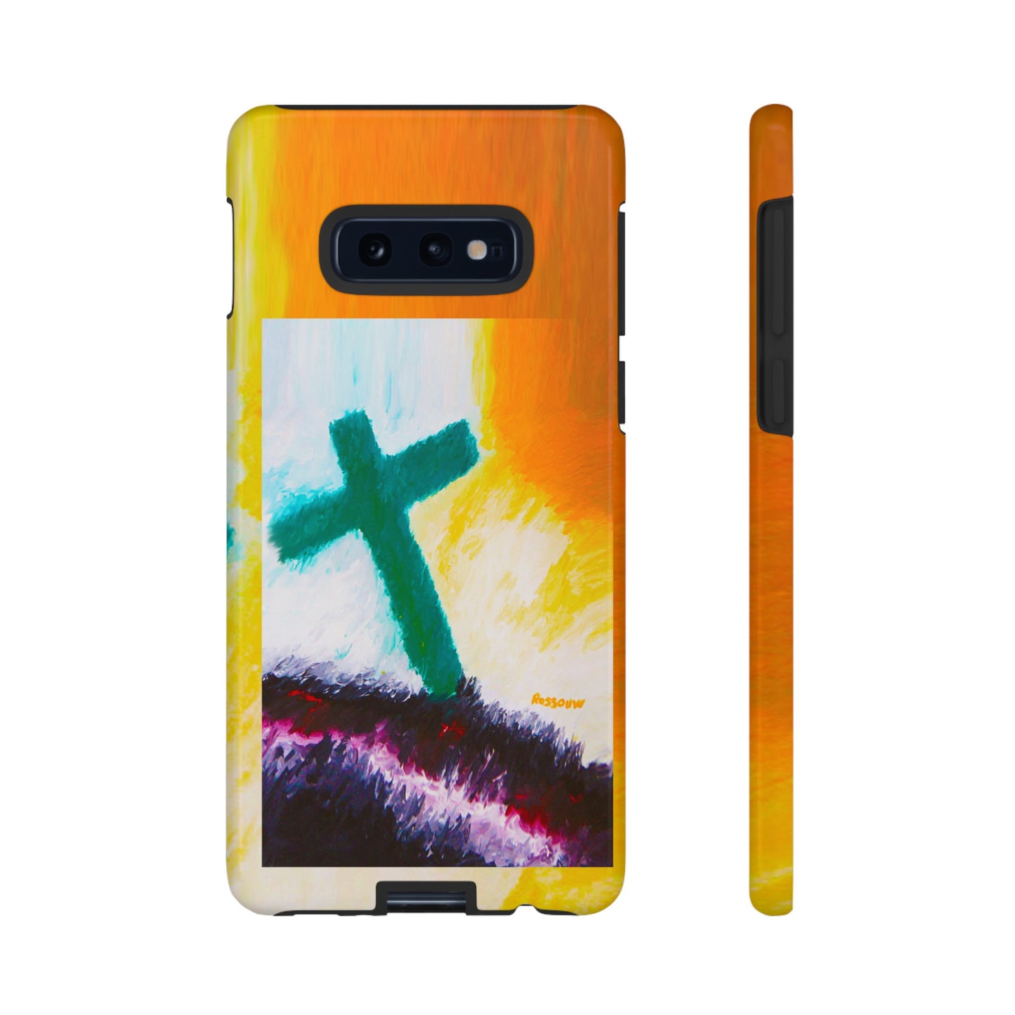 "Sunrise - Divine Cross Protective Phone Case"